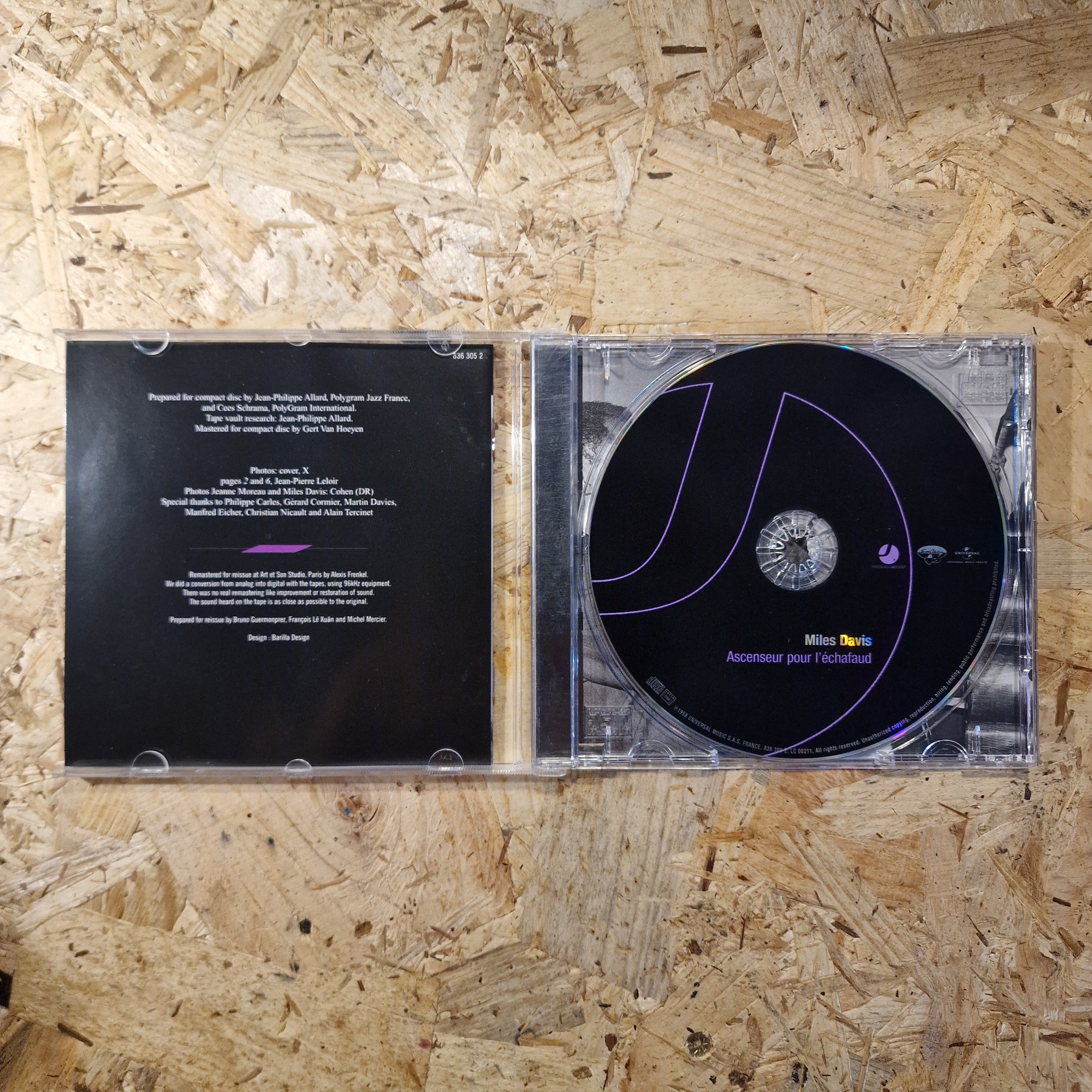 Miles Davis – Ascenseur Pour L'Échafaud (Lift To The Scaffold) Original Soundtrack - Complete Recordings