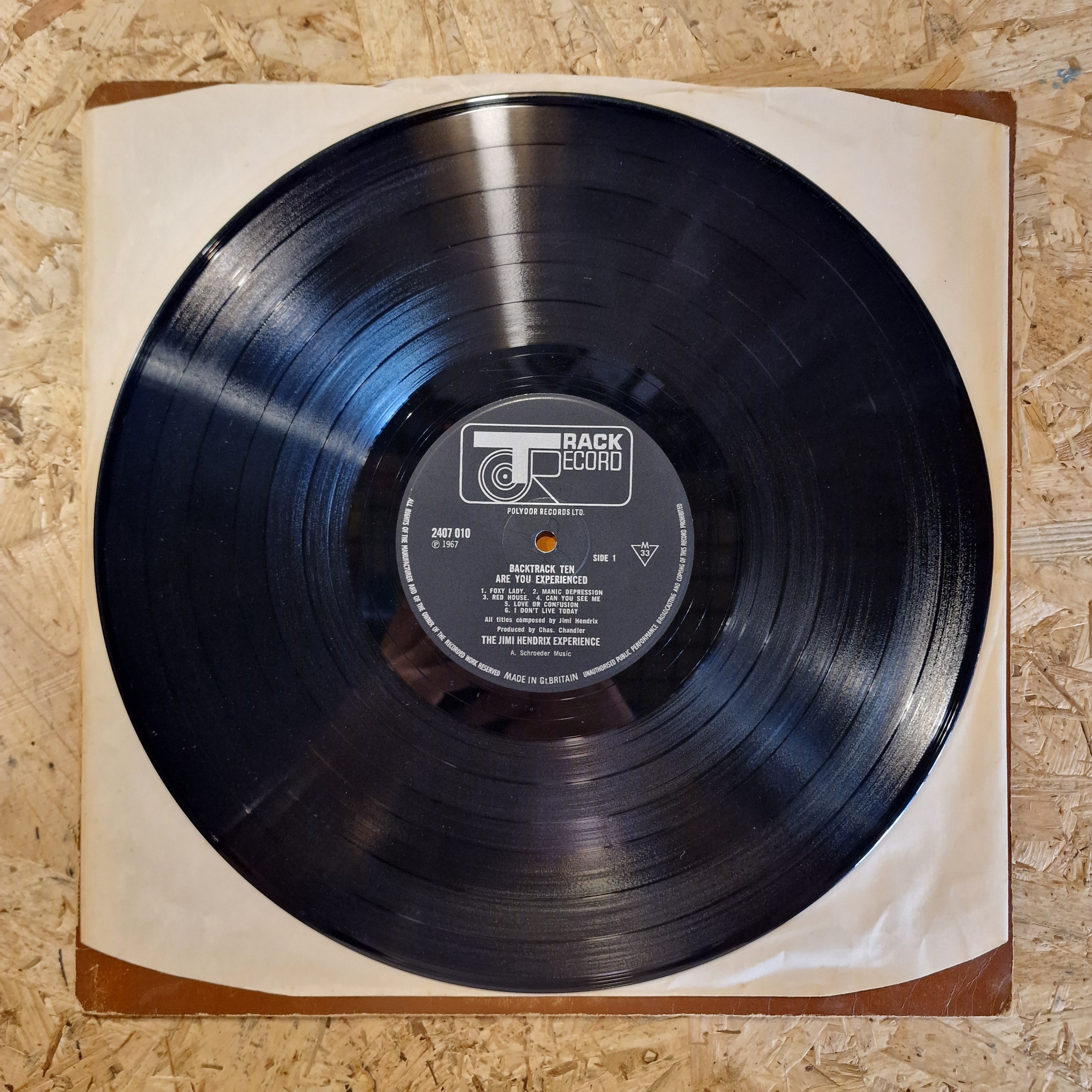 The Jimi Hendrix Experience – Are You Experienced - Backtrack 10