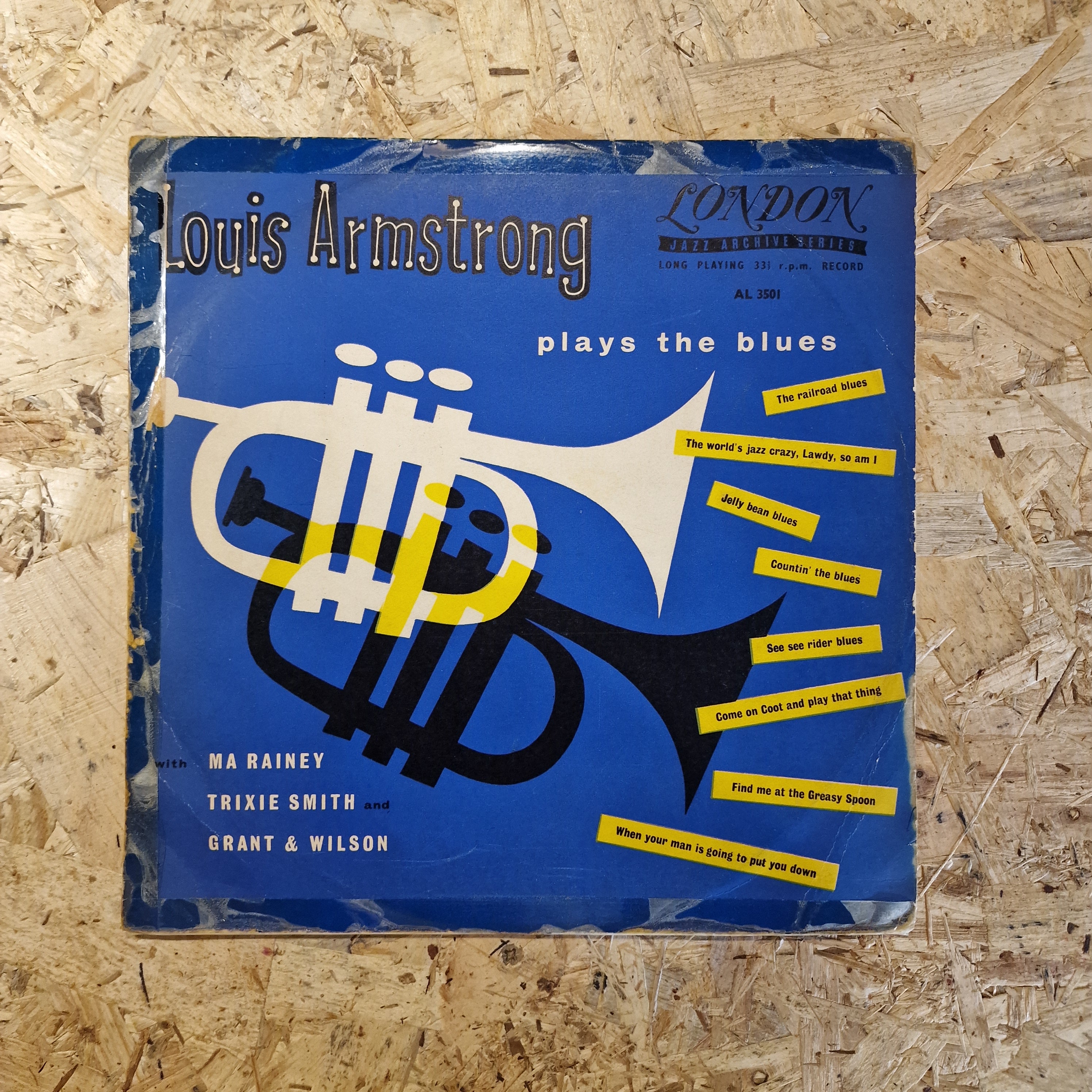 Louis Armstrong ‎– Plays The Blues