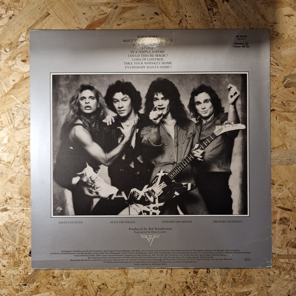 Van Halen ‎– Women And Children First 1985 European Press