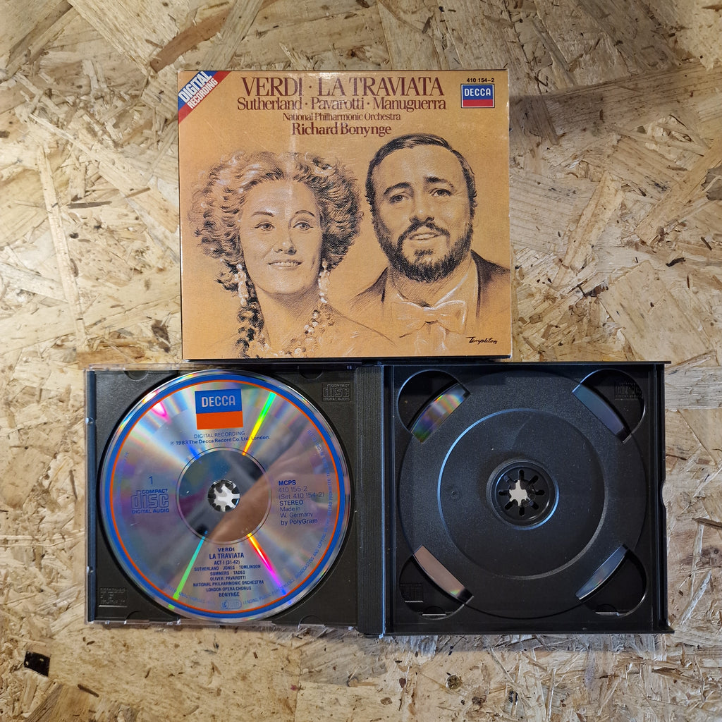 Verdi, Sutherland, Pavarotti, Manuguerra, National Philharmonic Orchestra, Richard Bonynge – La Traviata