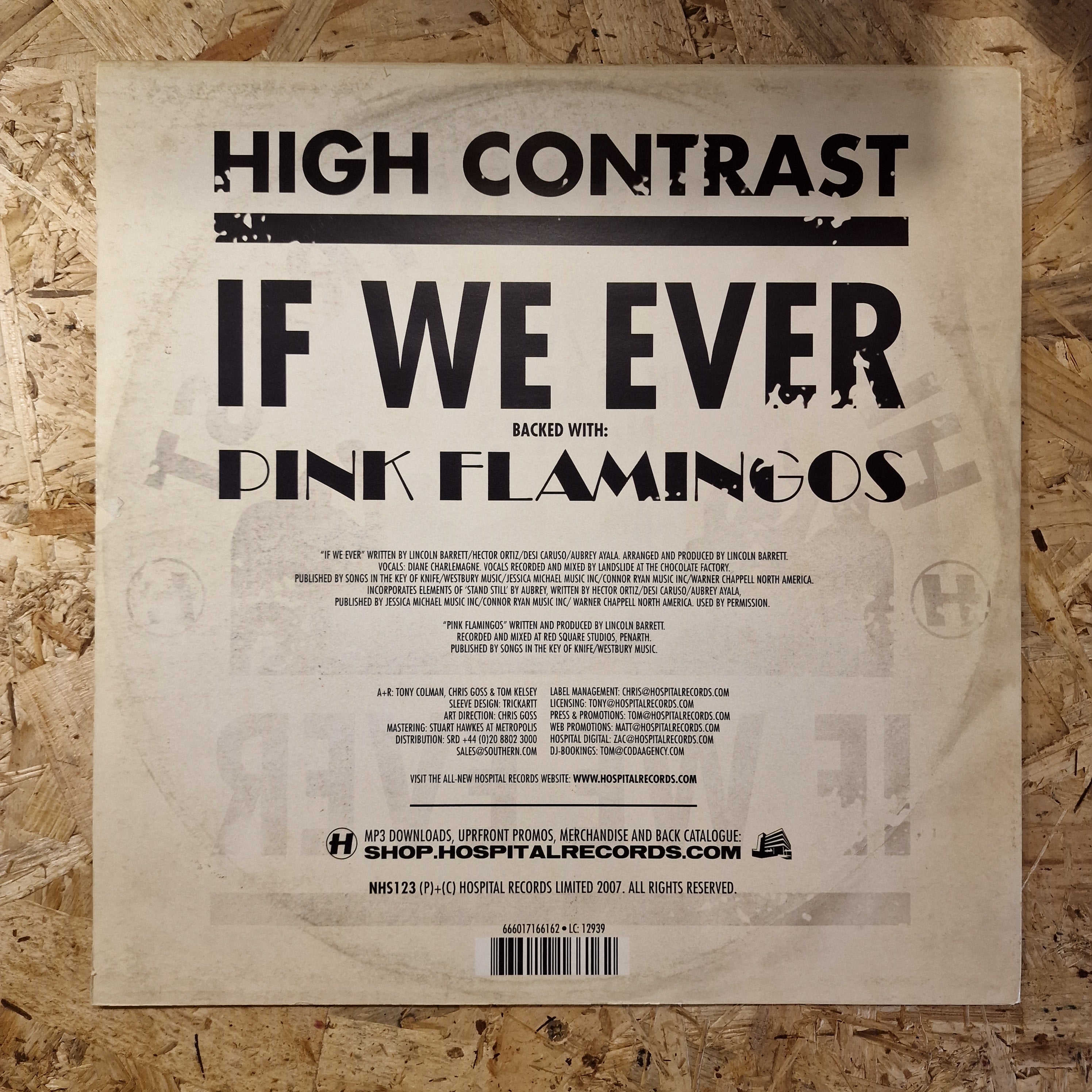 High Contrast – If We Ever b/w Pink Flamingos