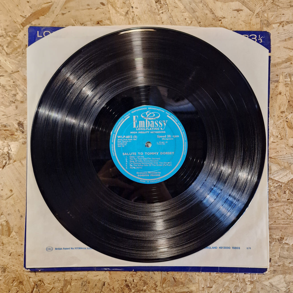 Gordon Franks And His Orchestra – Salute To Count Basie - Tommy Dorsey