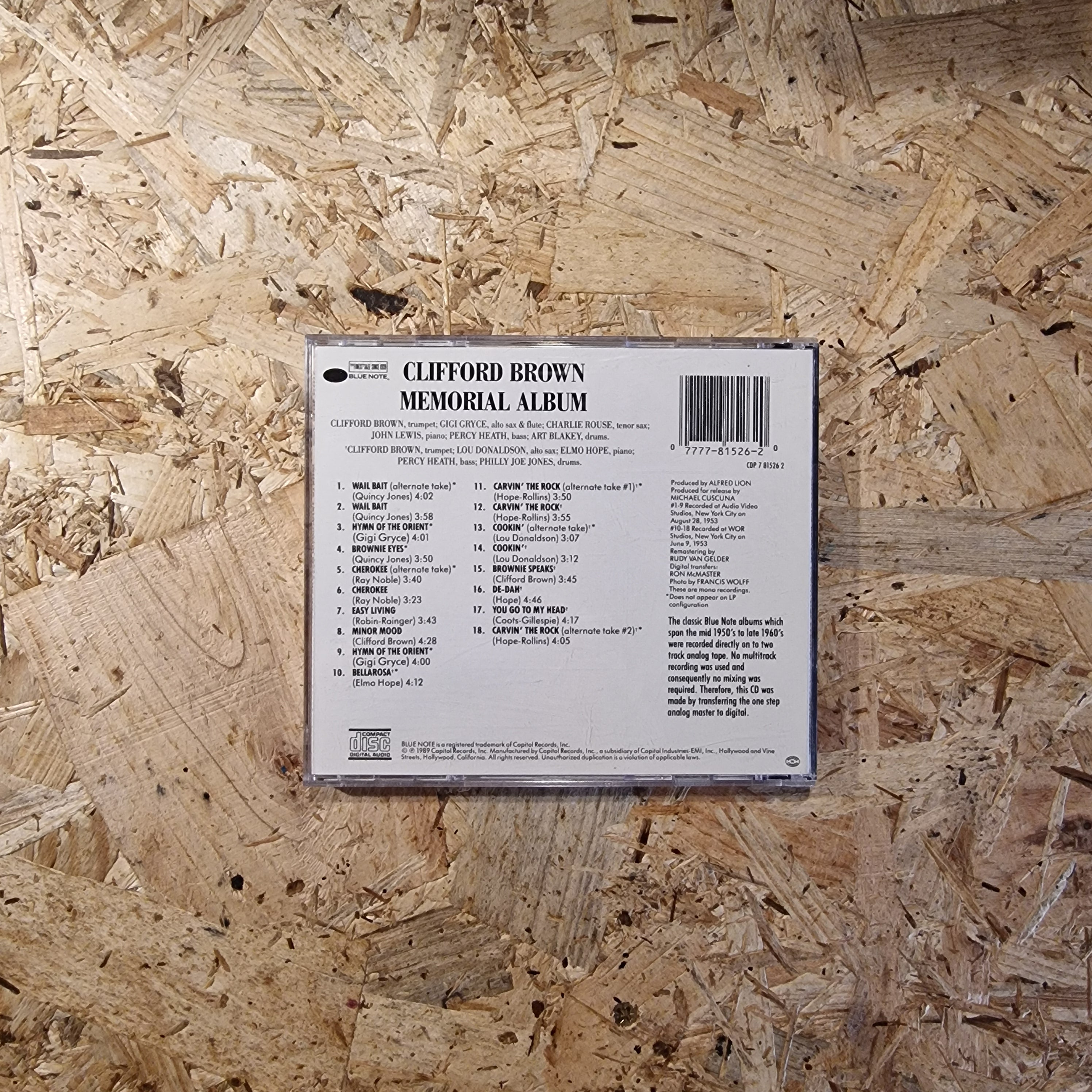 Clifford Brown – Memorial Album