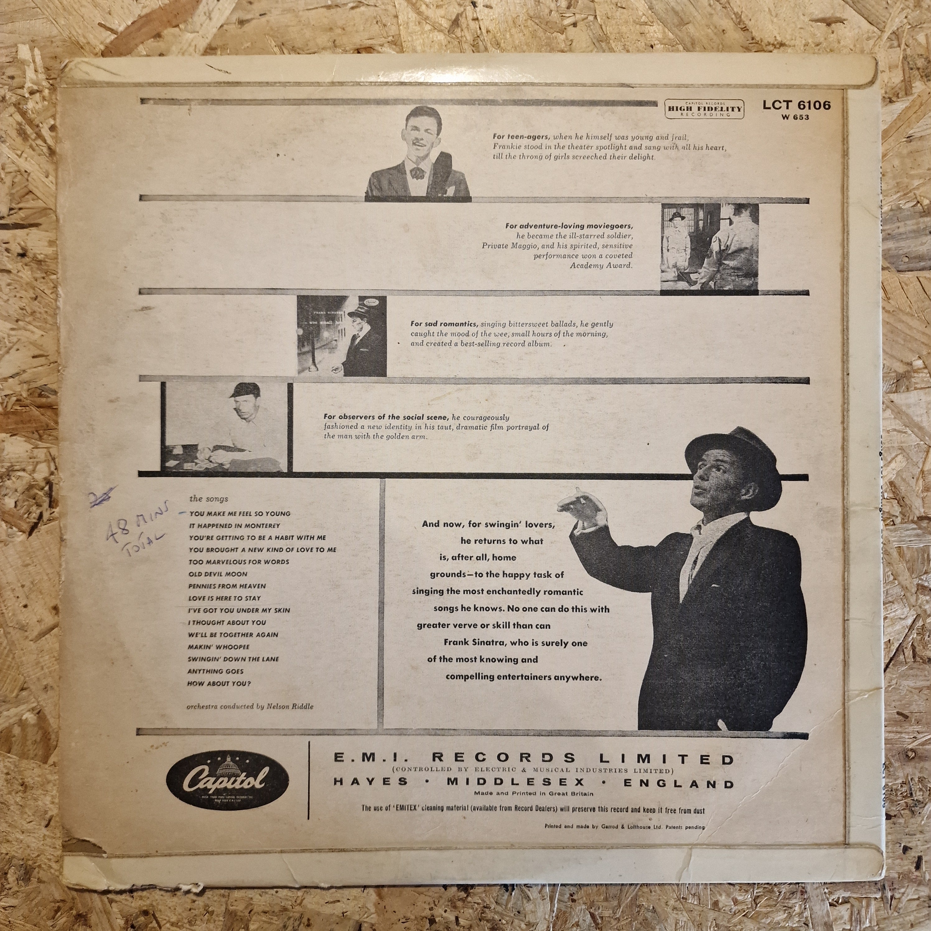 Frank Sinatra – Songs For Swingin' Lovers!
