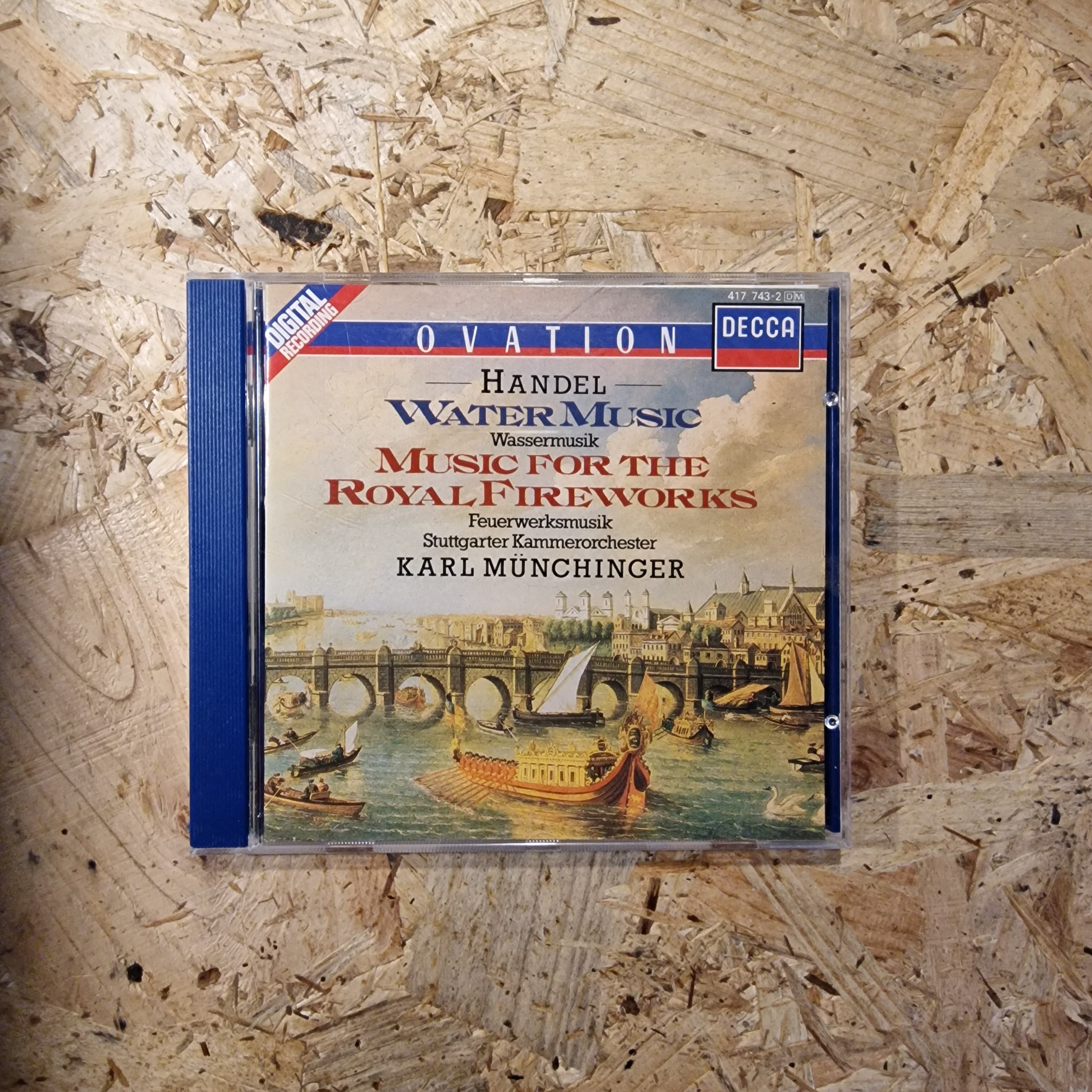 Handel : Stuttgarter Kammerorchester / Karl Münchinger – Water Music · Wassermusik · Feuerwerksmusik