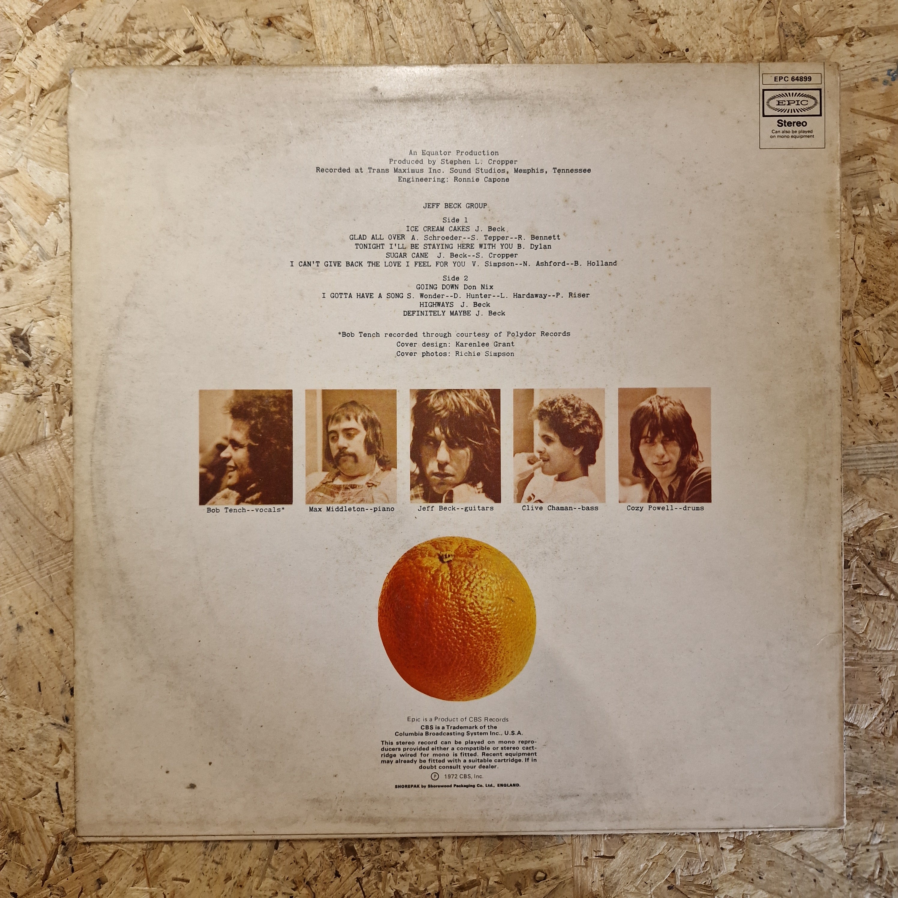 Jeff Beck Group ‎– Jeff Beck Group