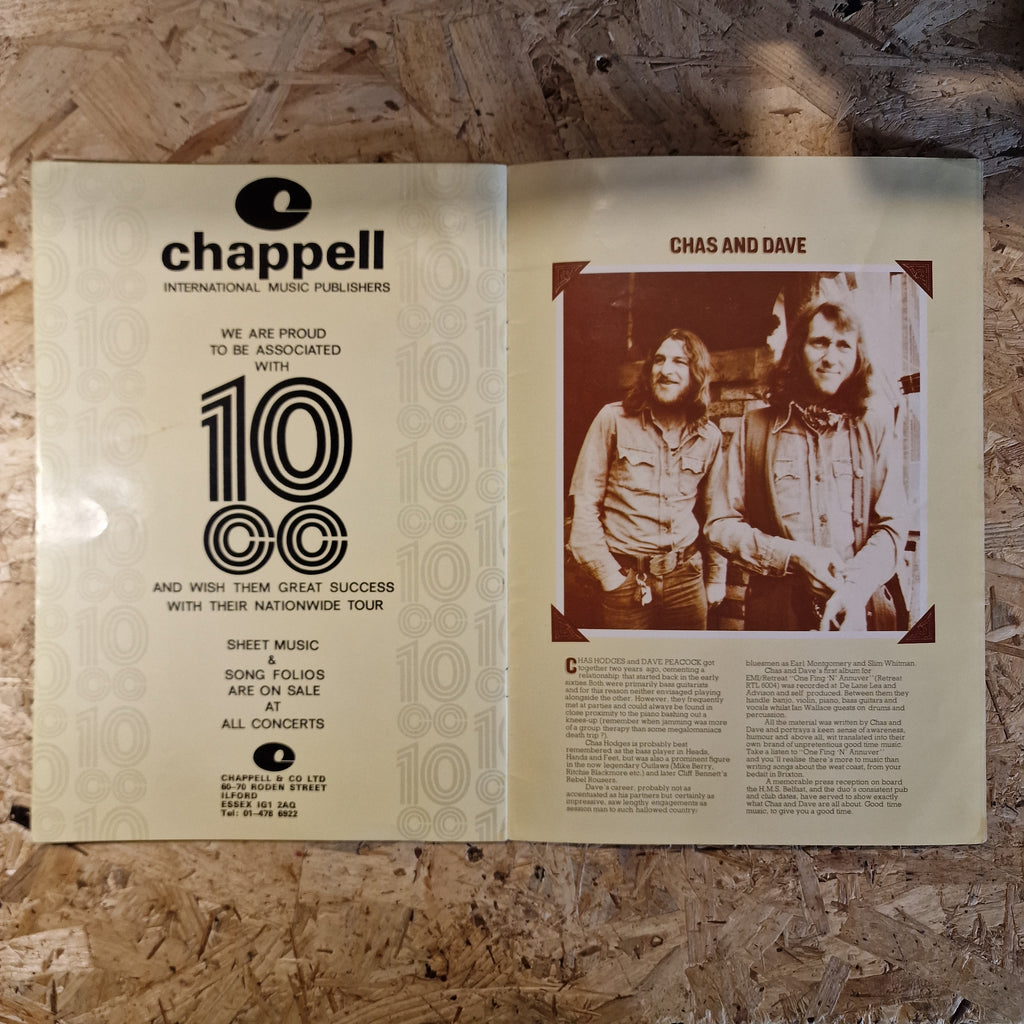 10cc - Souvenir Programme (1976)