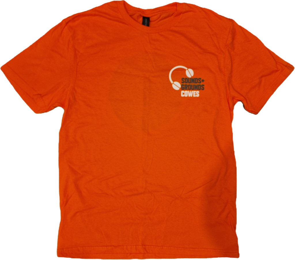 Coffee Bean Headphone Tee (Orange)
