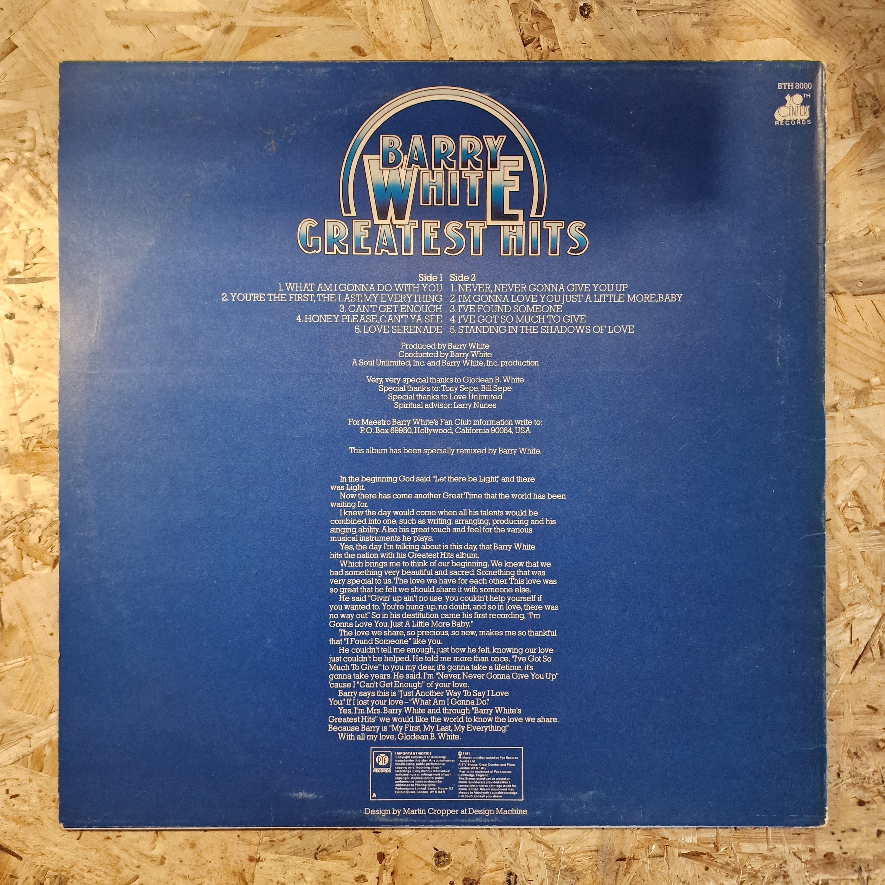 Barry White – Greatest Hits