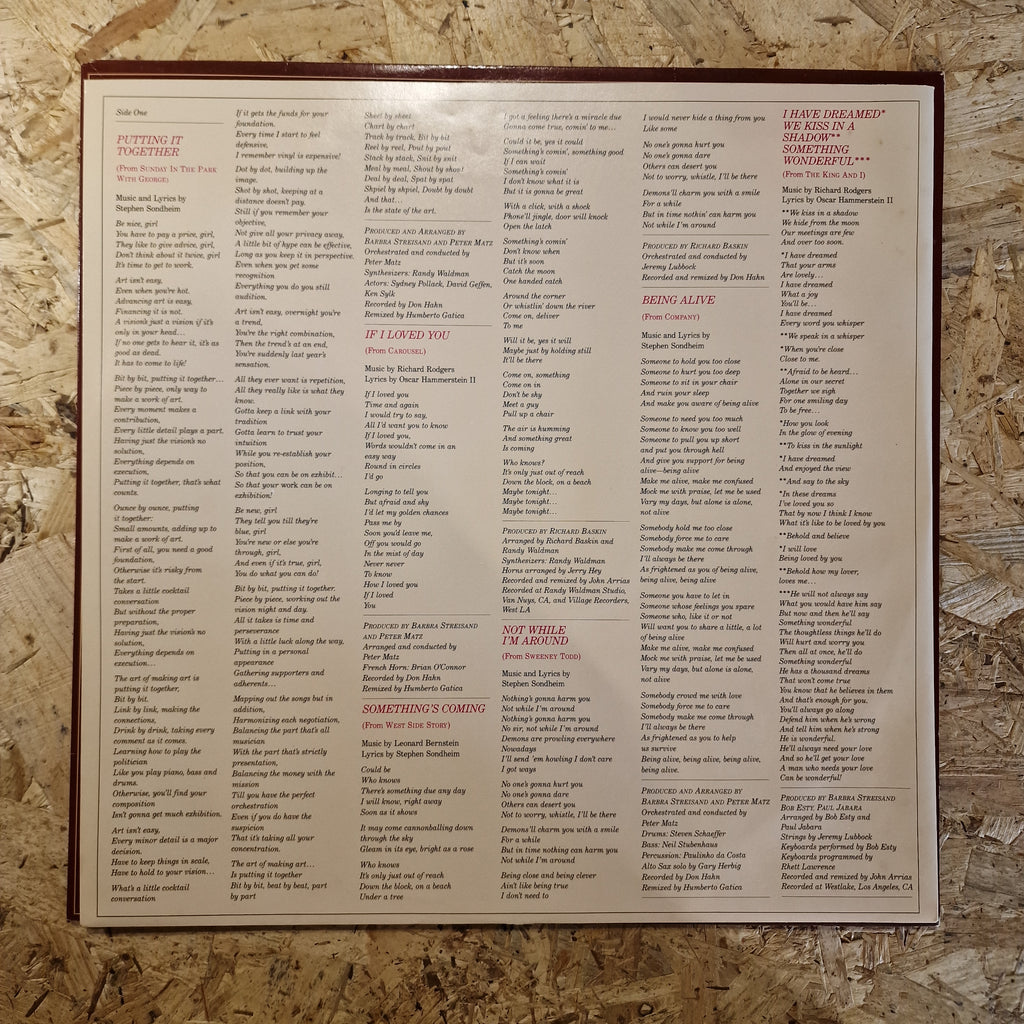 Barbra Streisand – The Broadway Album