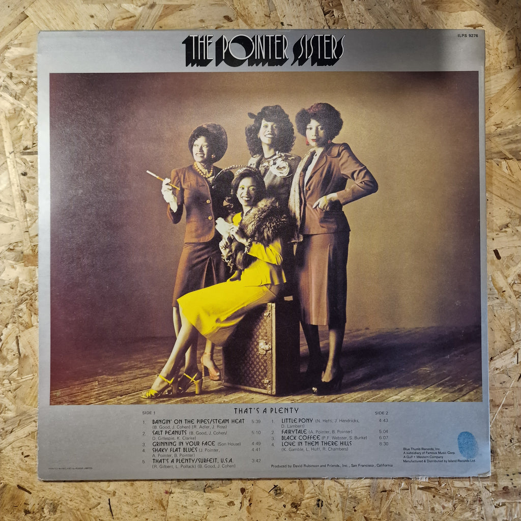 The Pointer Sisters ‎– That's A Plenty