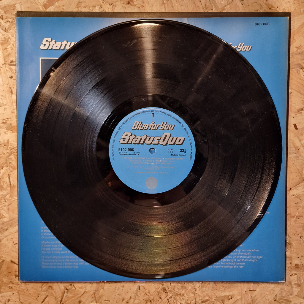 Status Quo – Blue For You 1976 UK Press