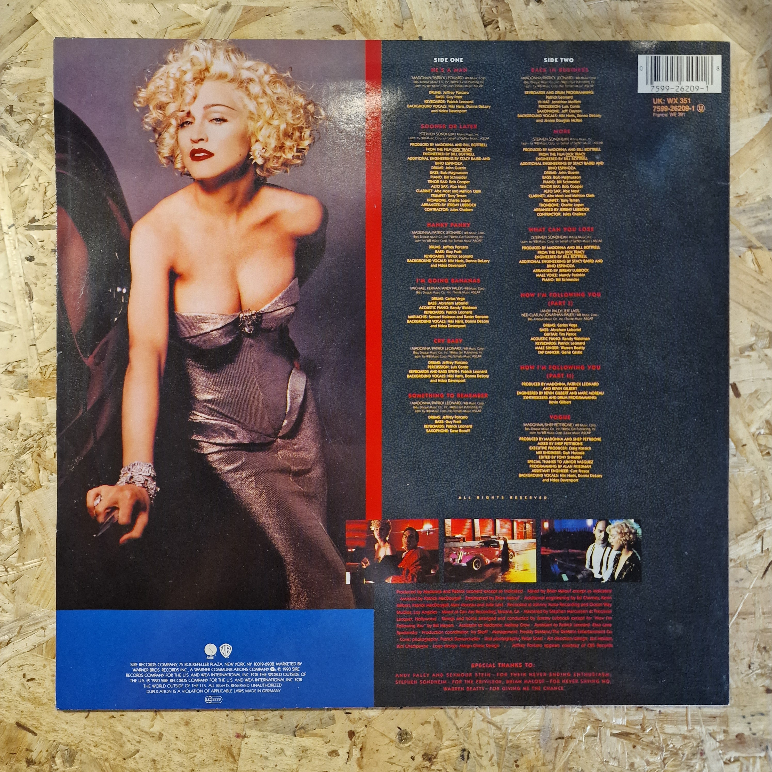Madonna – I'm Breathless (Music From And Inspired By The Film Dick Tracy)