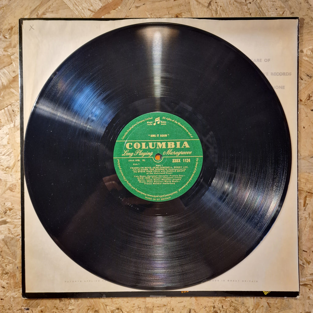 Franklyn Boyd, Jean Campbell, Benny Lee, Julie Dawn, The Coronets, The Steve Race Four, Harold Smart – Sing It Again!