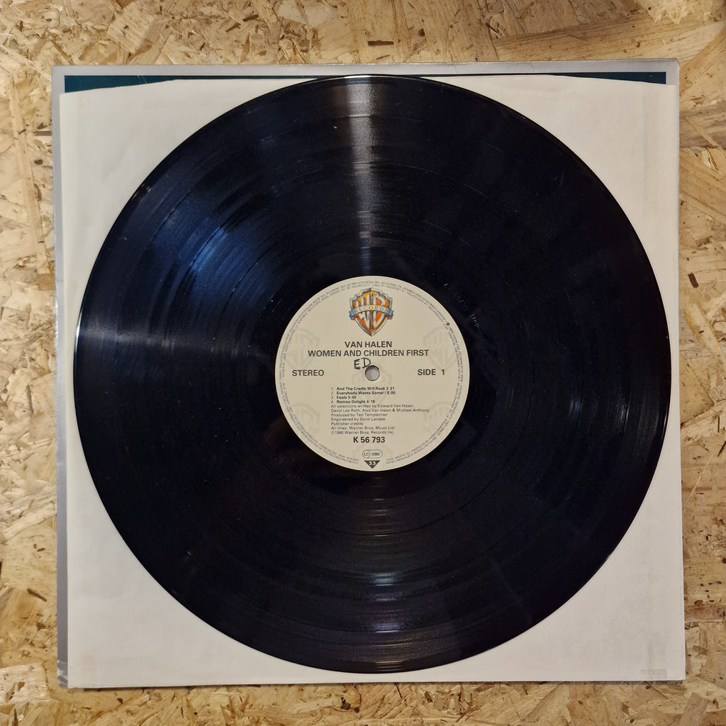 Van Halen ‎– Women And Children First 1985 European Press