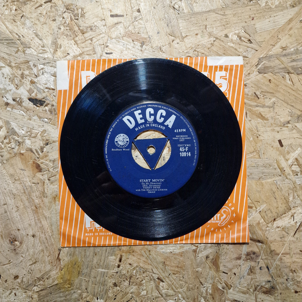 Terry Dene With The Malcolm Lockyer Group ‎– Start Movin' / Green Corn