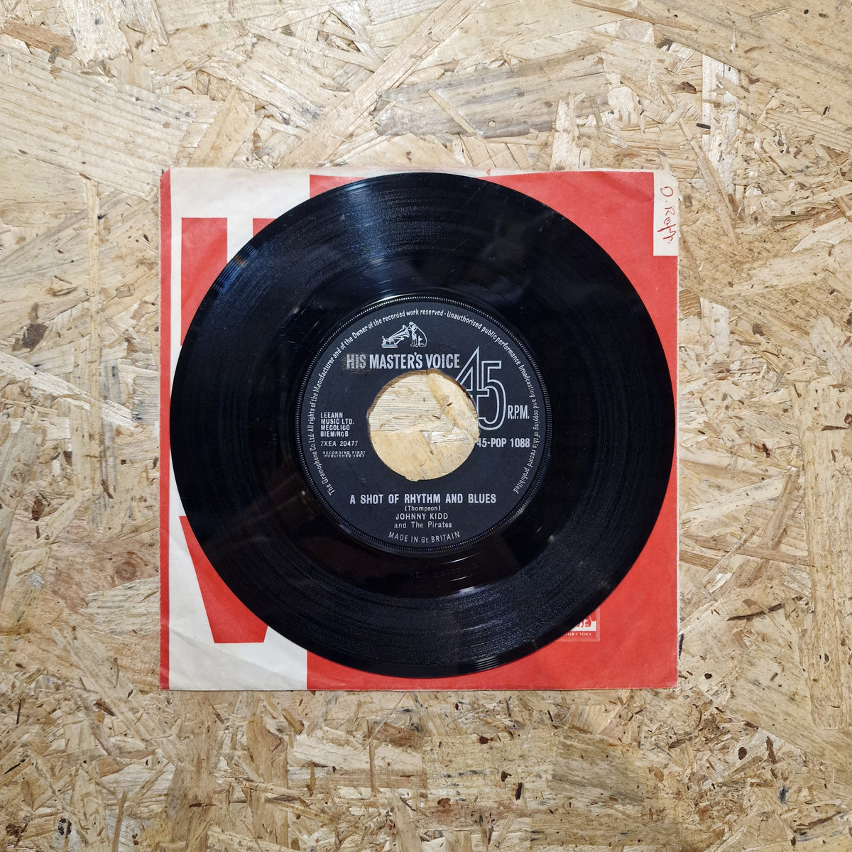 Johnny Kidd And The Pirates – A Shot Of Rhythm And Blues / I Can Tell