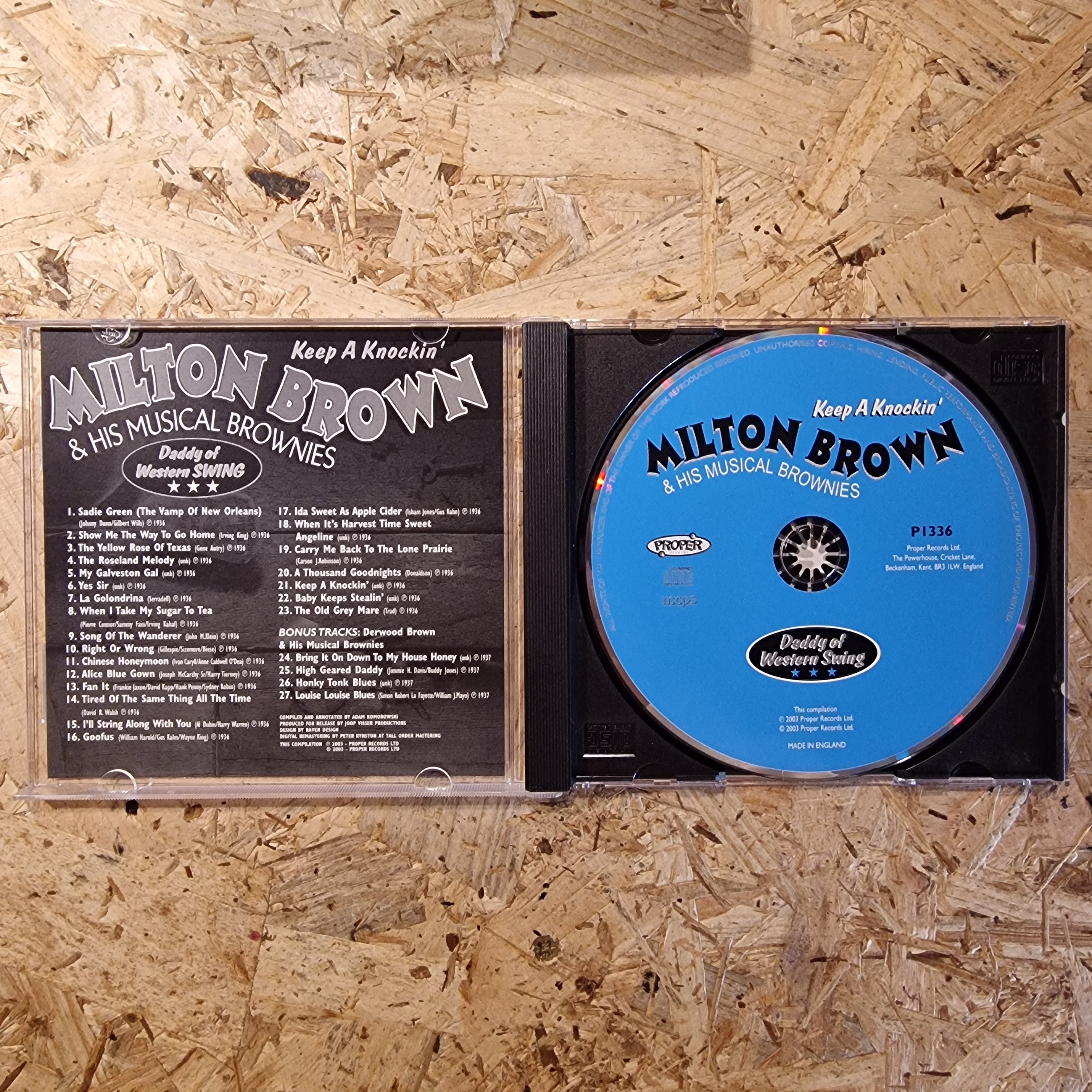 Milton Brown & His Musical Brownies – Daddy Of Western Swing
