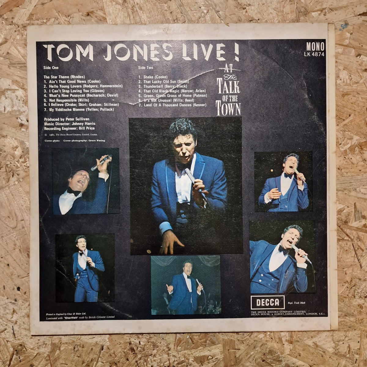 Tom Jones – Tom Jones Live! At The Talk Of The Town