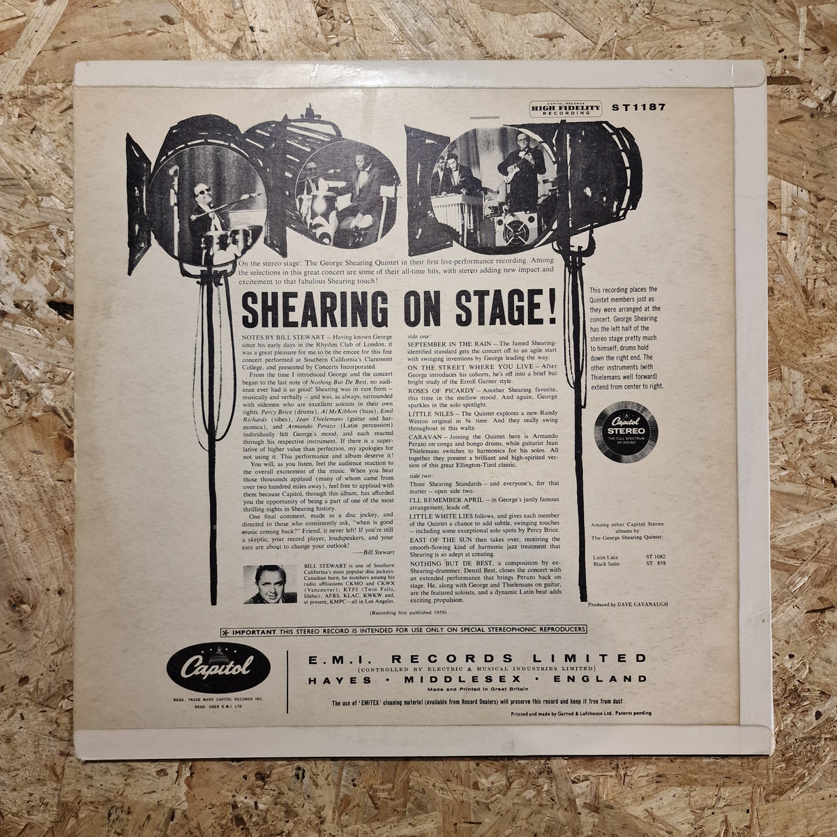 The George Shearing Quintet – Shearing On Stage!