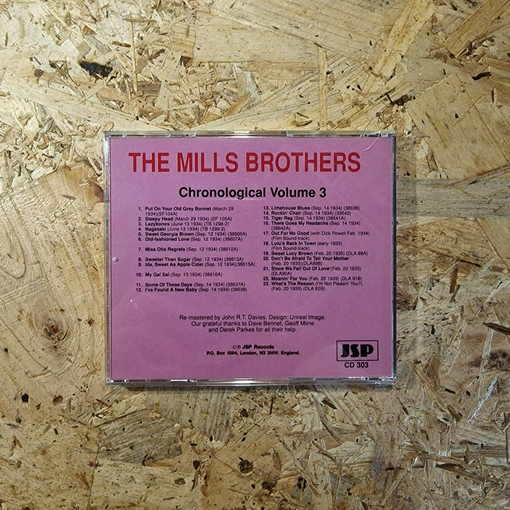 The Mills Brothers – The 1930's Recordings Remastered And In Chronological Order