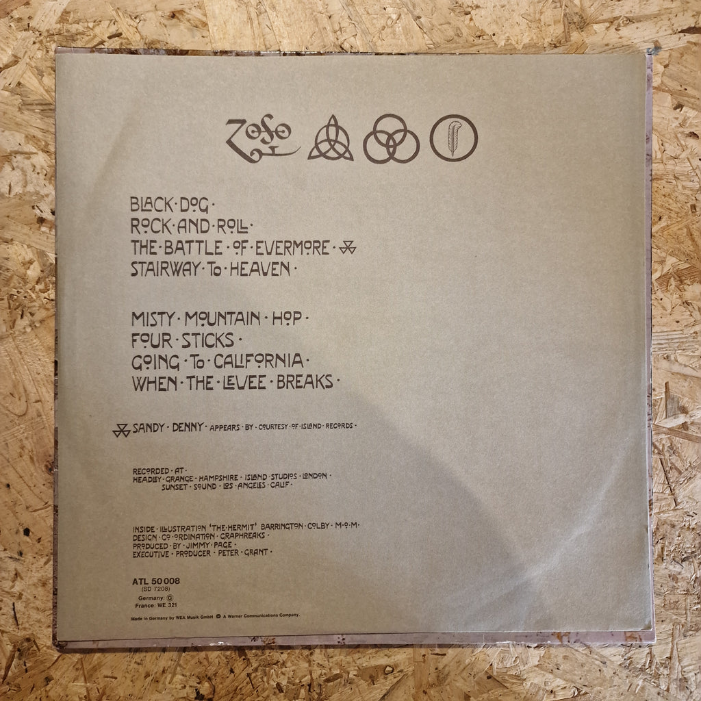 Led Zeppelin – Untitled 1980's Reissue