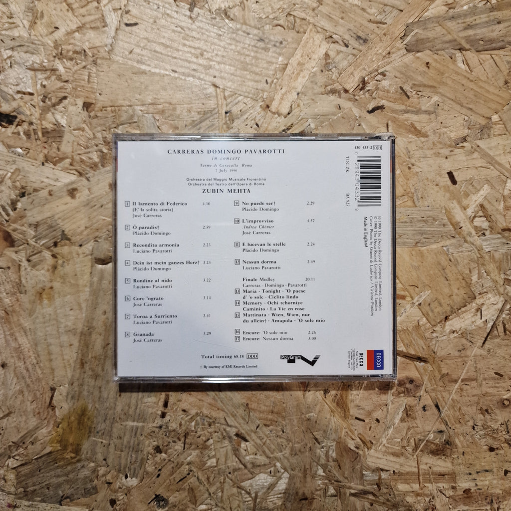 Carreras, Domingo, Pavarotti, Mehta – In Concert