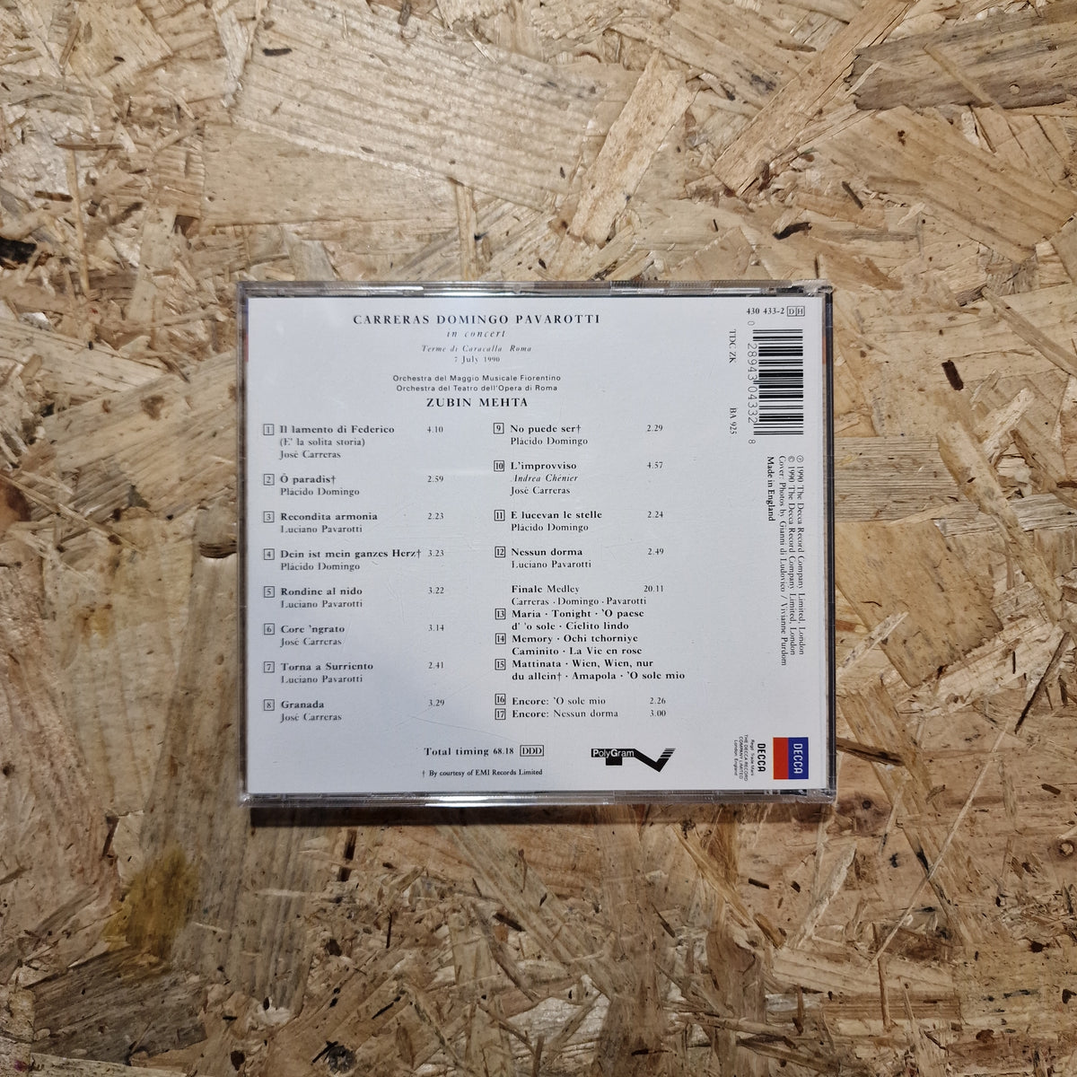 Carreras, Domingo, Pavarotti, Mehta – In Concert