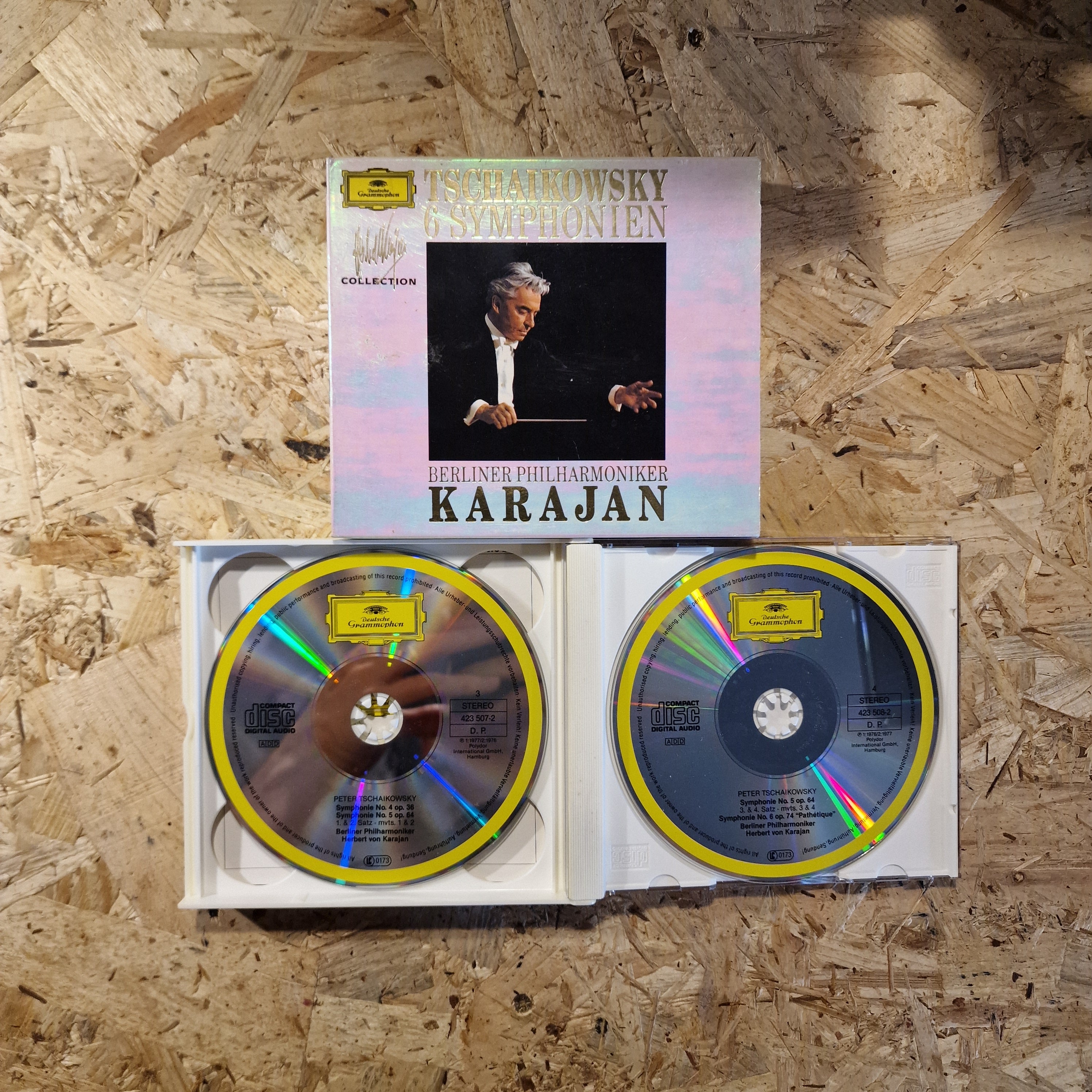 Tschaikowsky - Berliner Philharmoniker, Karajan – 6 Symphonien
