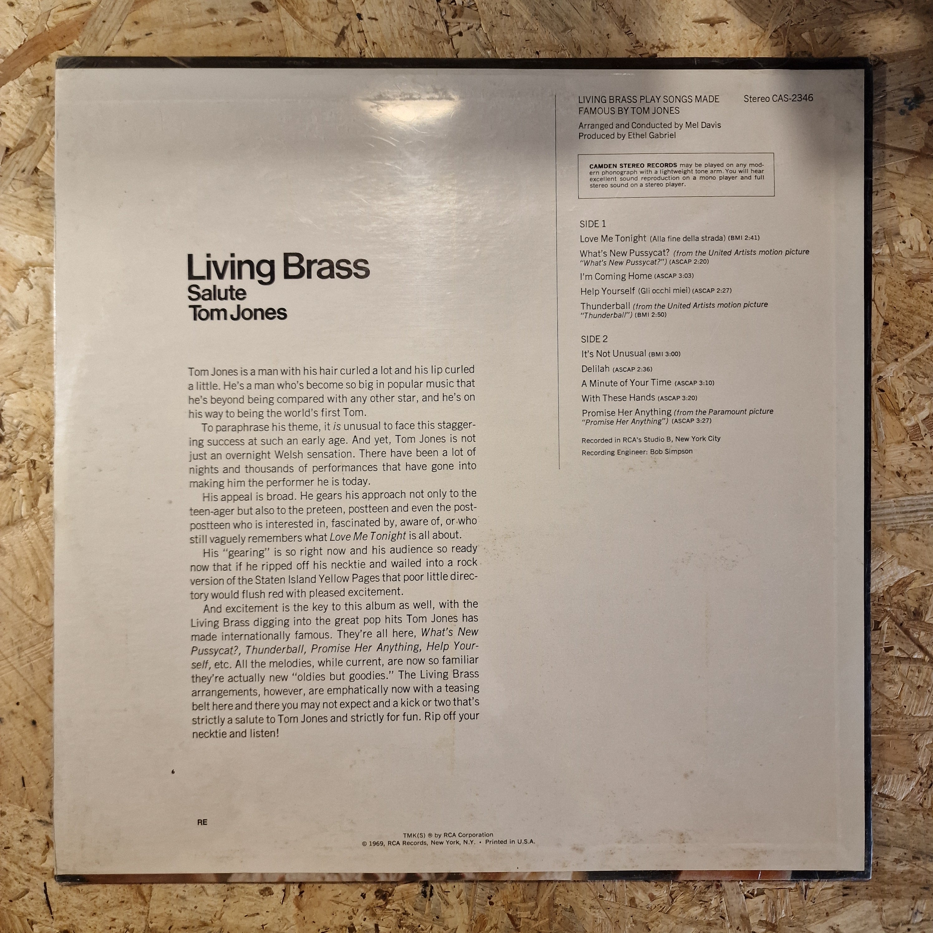 Living Brass – Play Songs Made Famous By Tom Jones