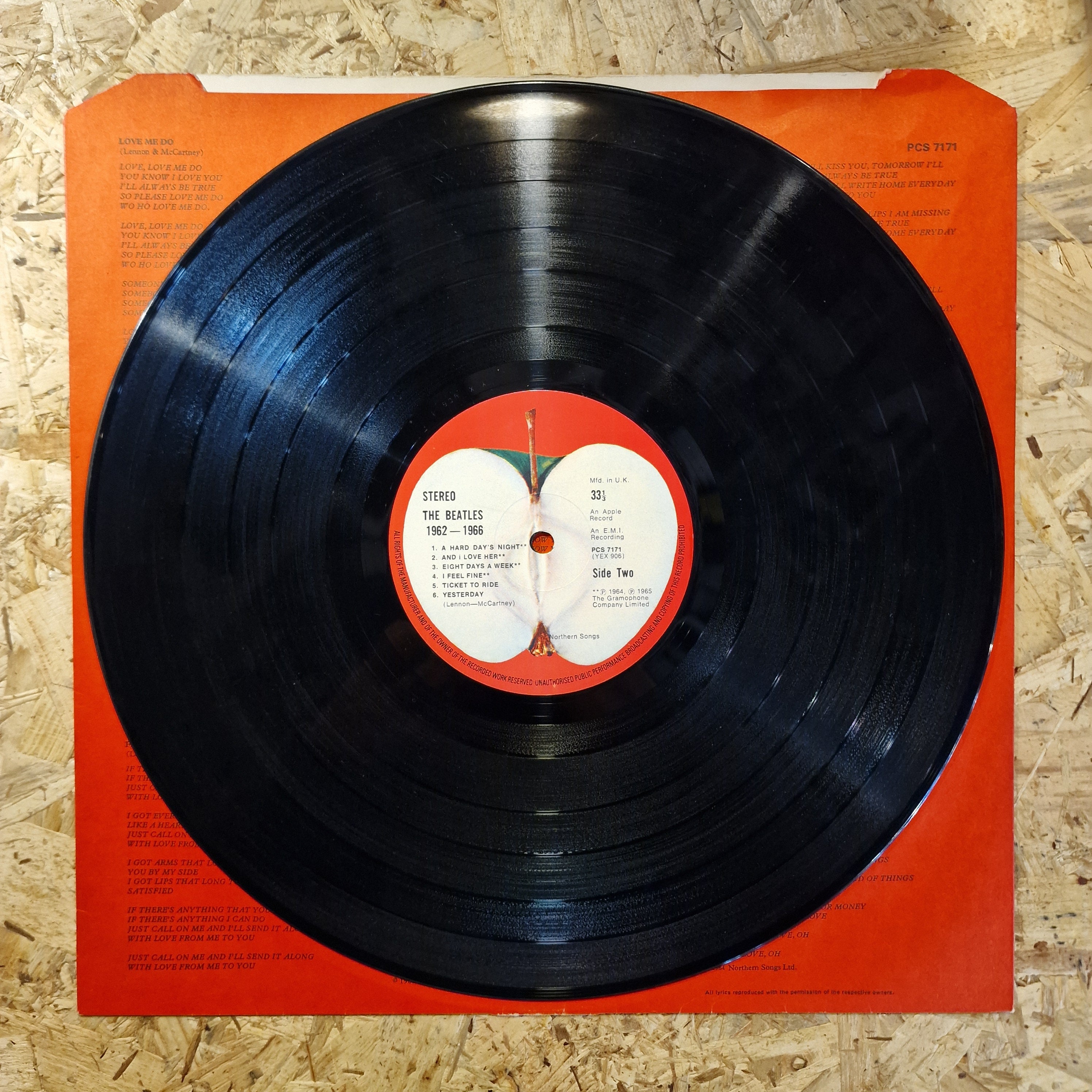 The Beatles – 1962-1966 UK 1973 Press