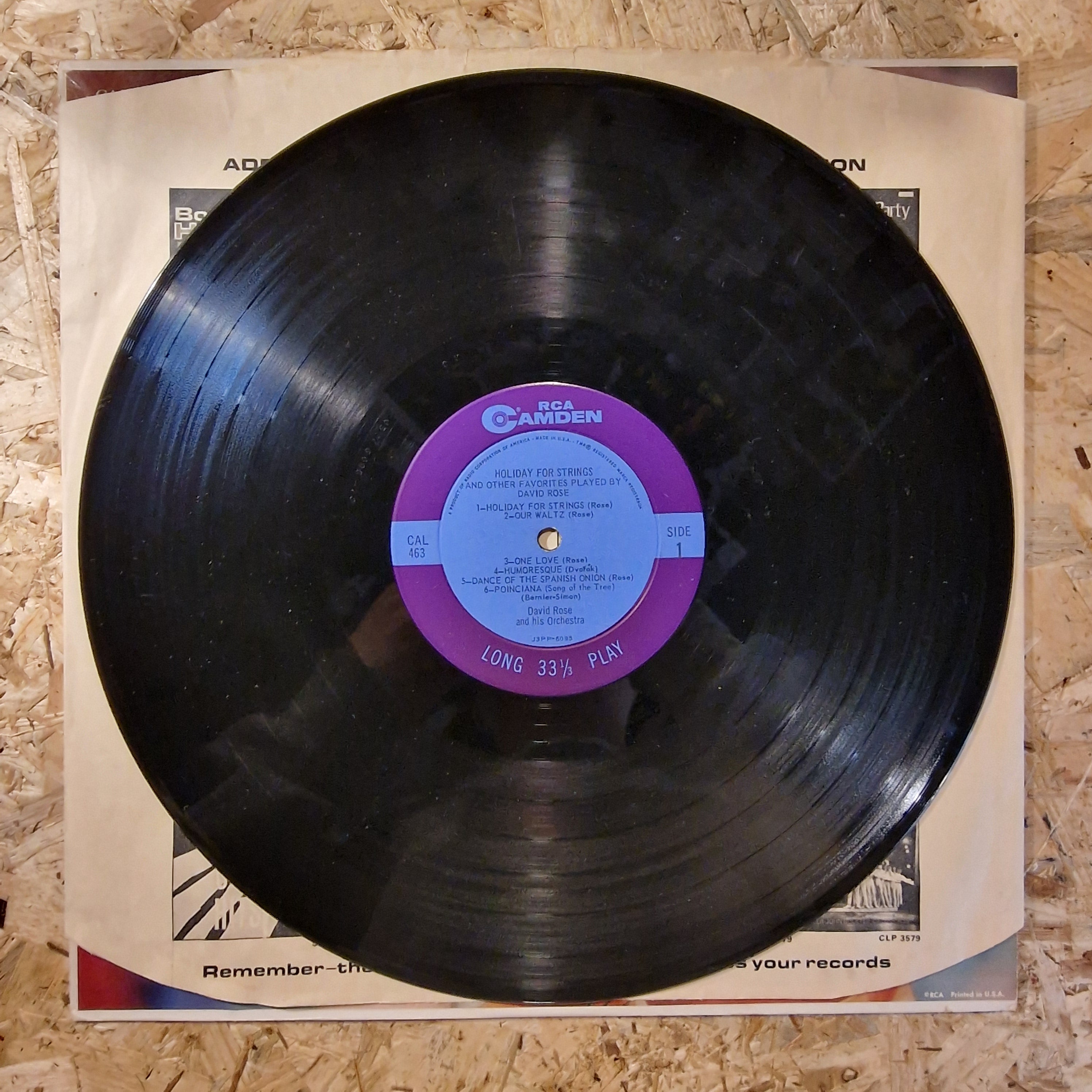 David Rose And His Orchestra – Holiday For Strings