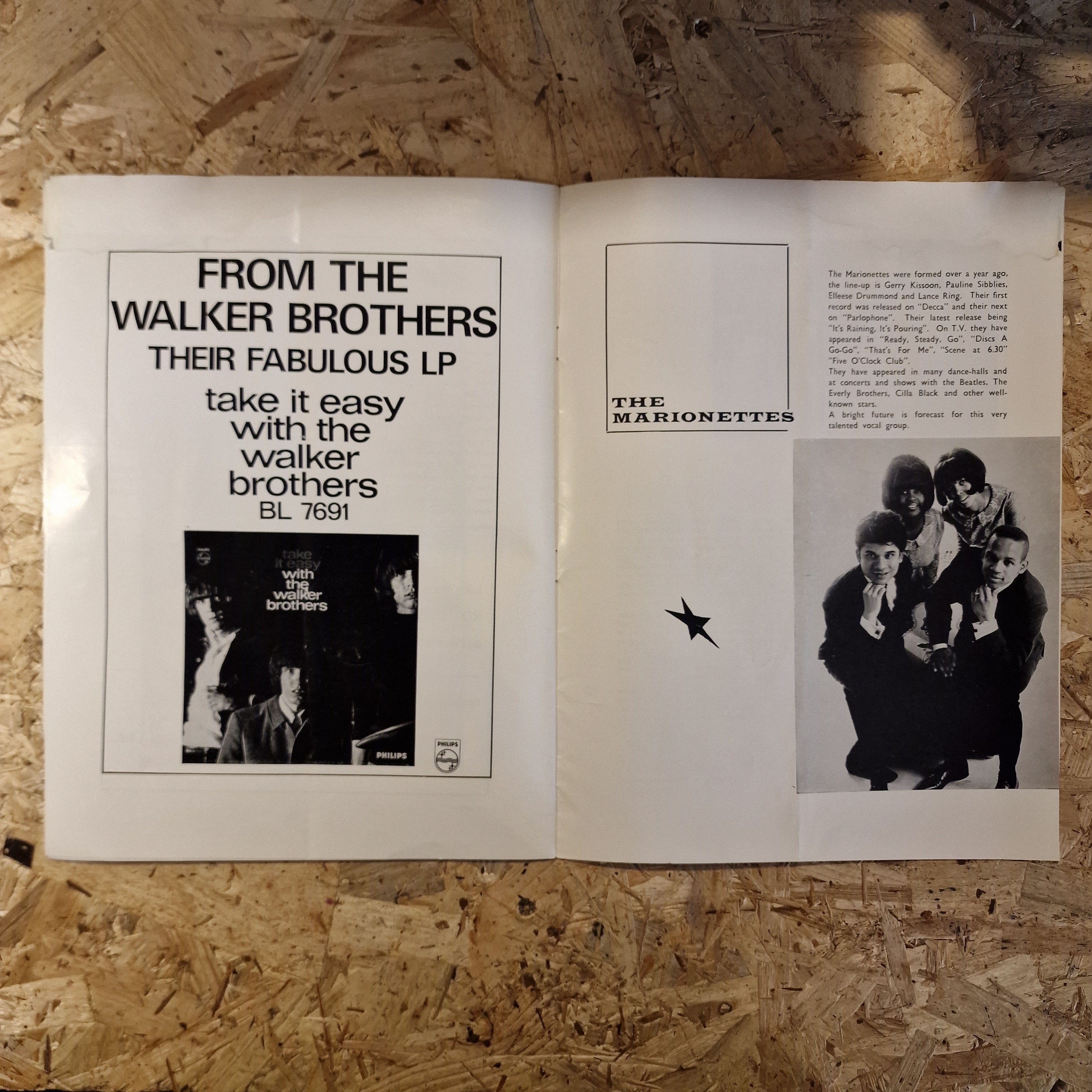 The Walker Brothers & Roy Orbison - UK Tour Programme (1965)