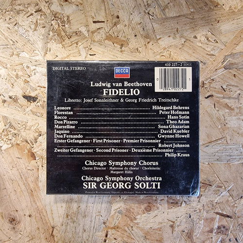 Beethoven - Hildegard Behrens · Peter Hofmann · Hans Sotin · Theo Adam · Sona Ghazarian · David Kuebler · Gwynne Howell · Chicago Symphony Orchestra & Chorus · Sir Georg Solti – Fidelio