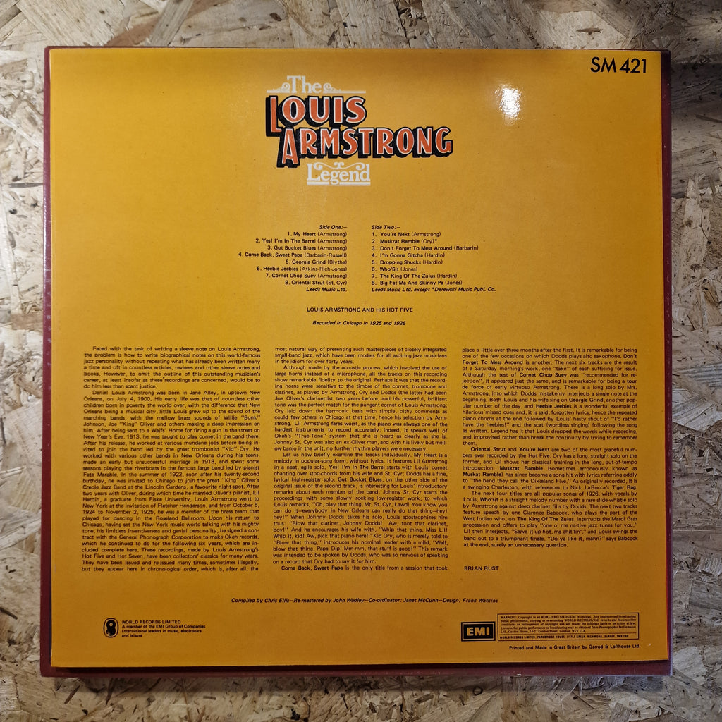 Louis Armstrong – The Louis Armstrong Legend