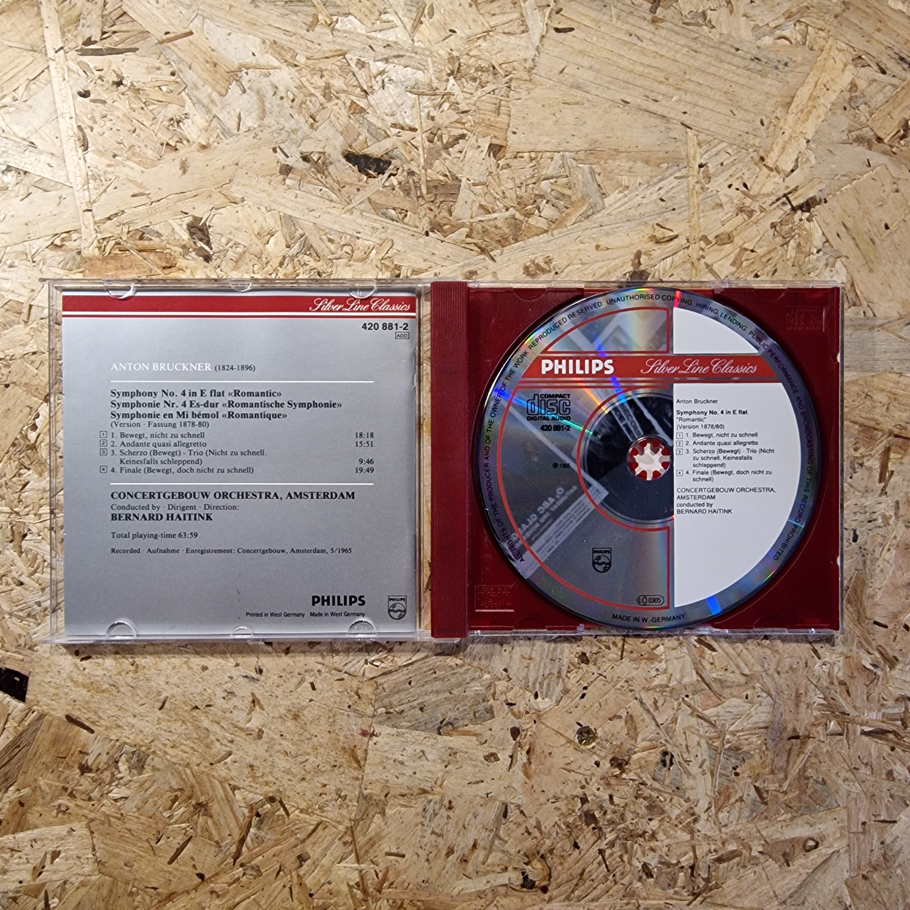 Bruckner, Concertgebouw Orchestra, Bernard Haitink – Symphony No. 4 "Romantic"