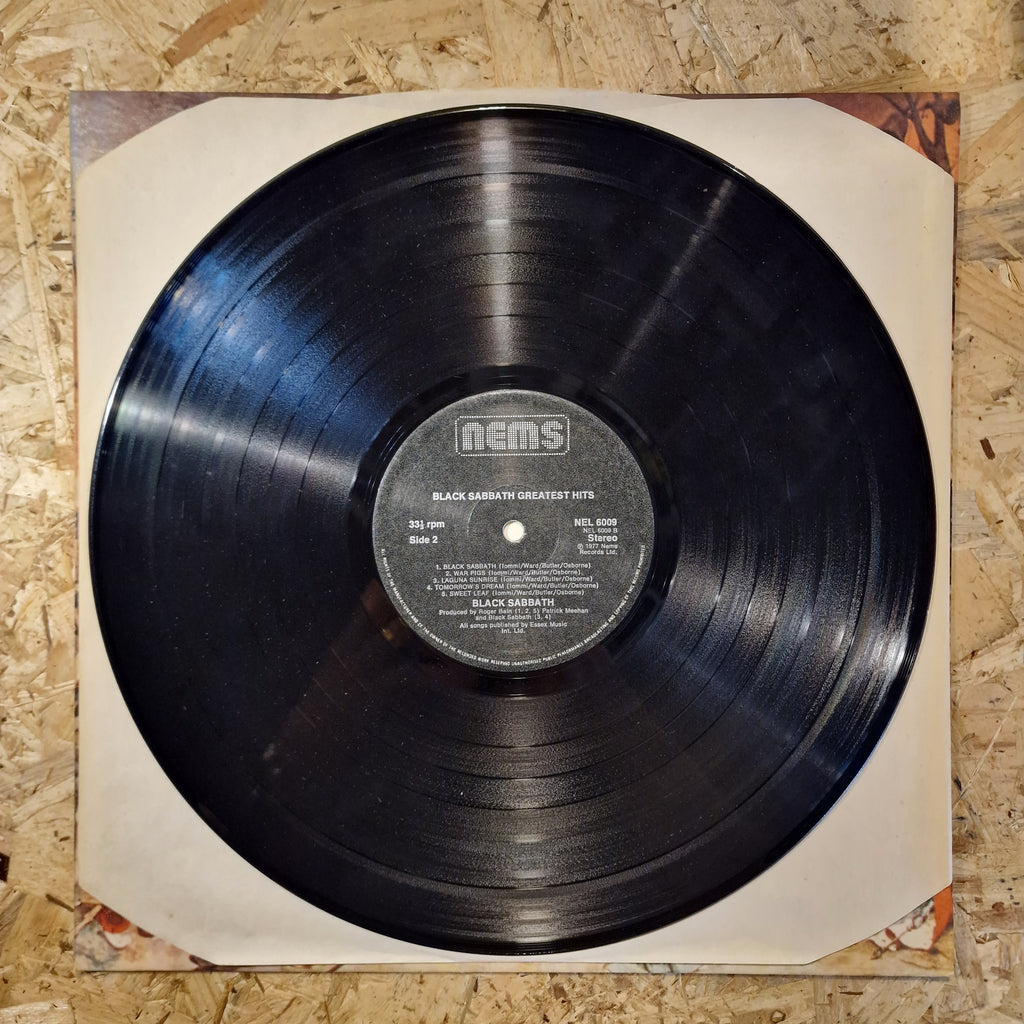 Black Sabbath ‎– Greatest Hits 1977 UK Press