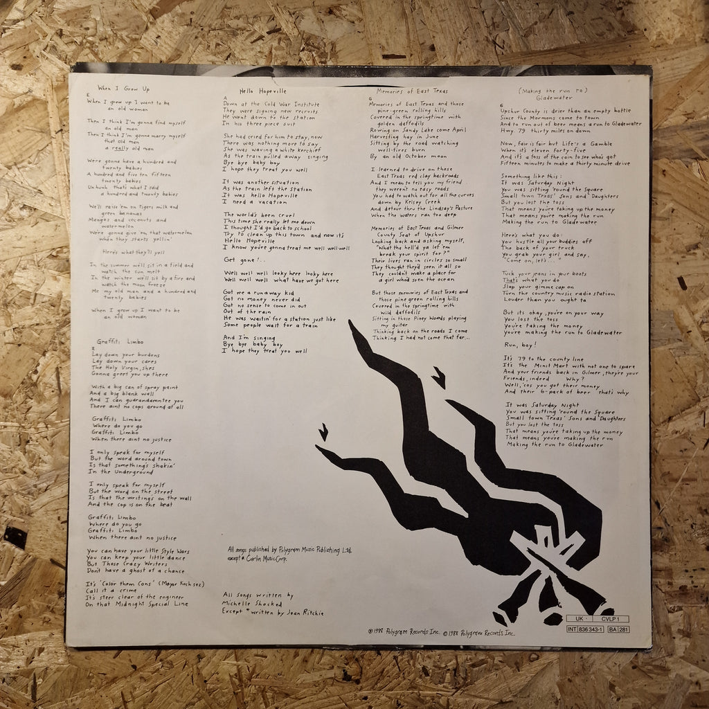 Michelle Shocked – Short Sharp Shocked 1988 UK Press