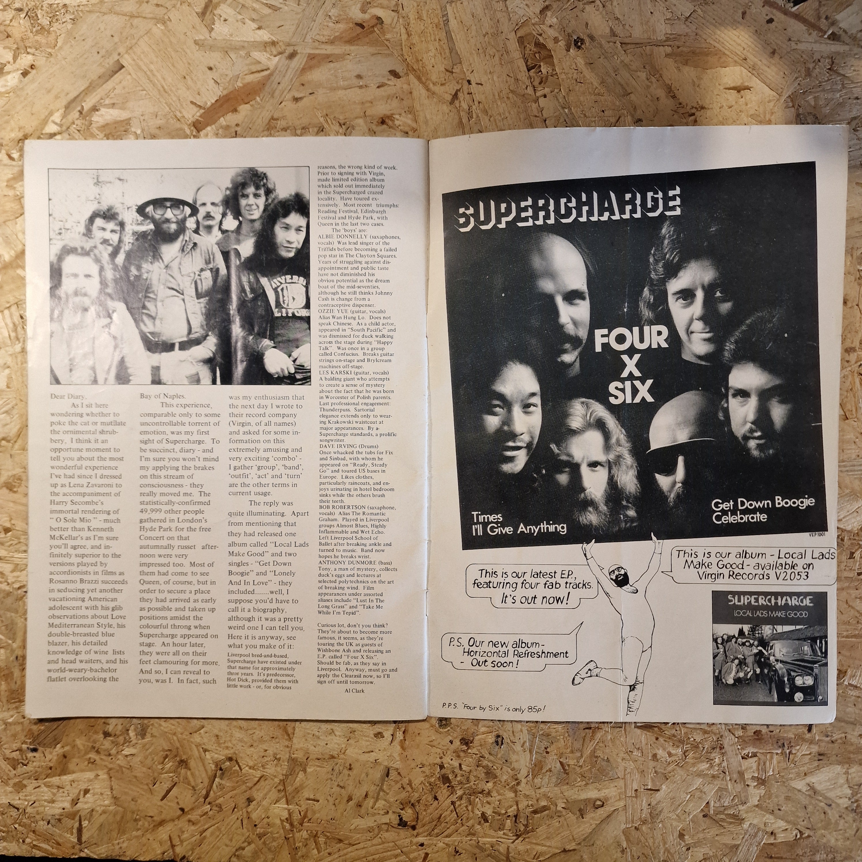 Wishbone Ash - Signed New England Tour Official Programme (1976)
