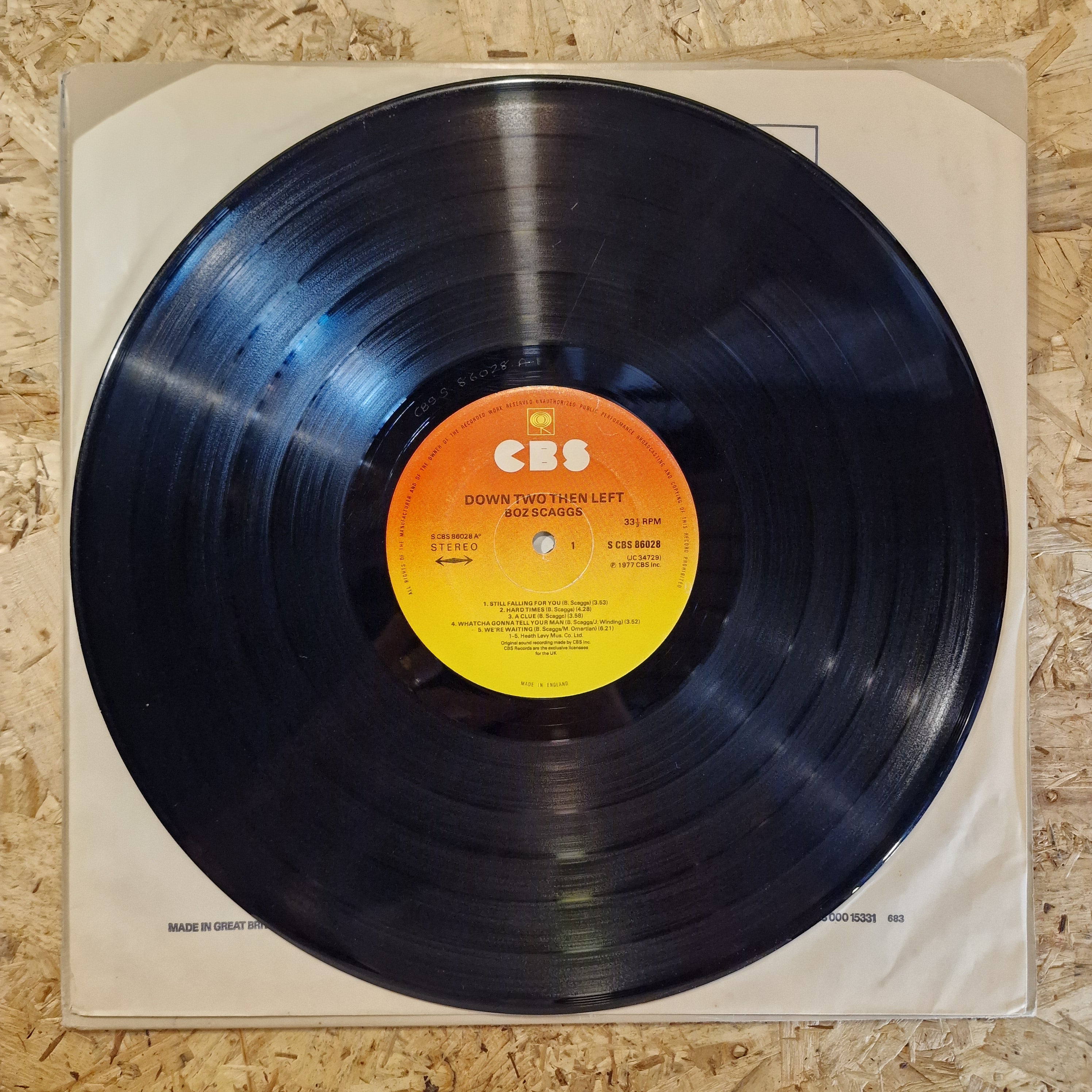 Boz Scaggs – Down Two Then Left