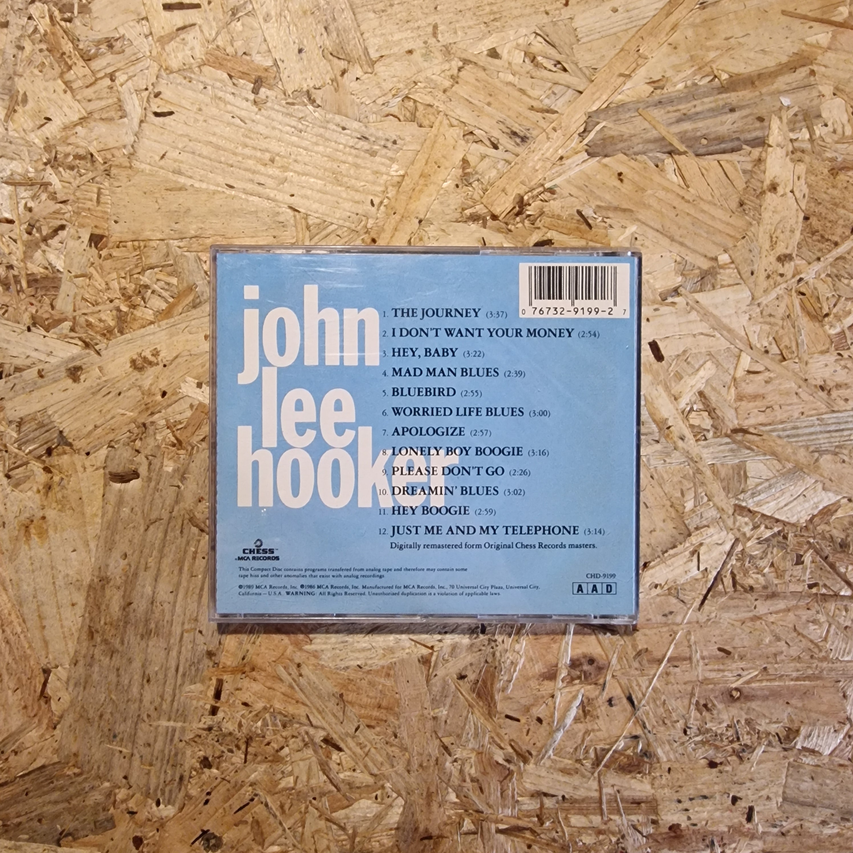 John Lee Hooker ‎– Plays & Sings The Blues