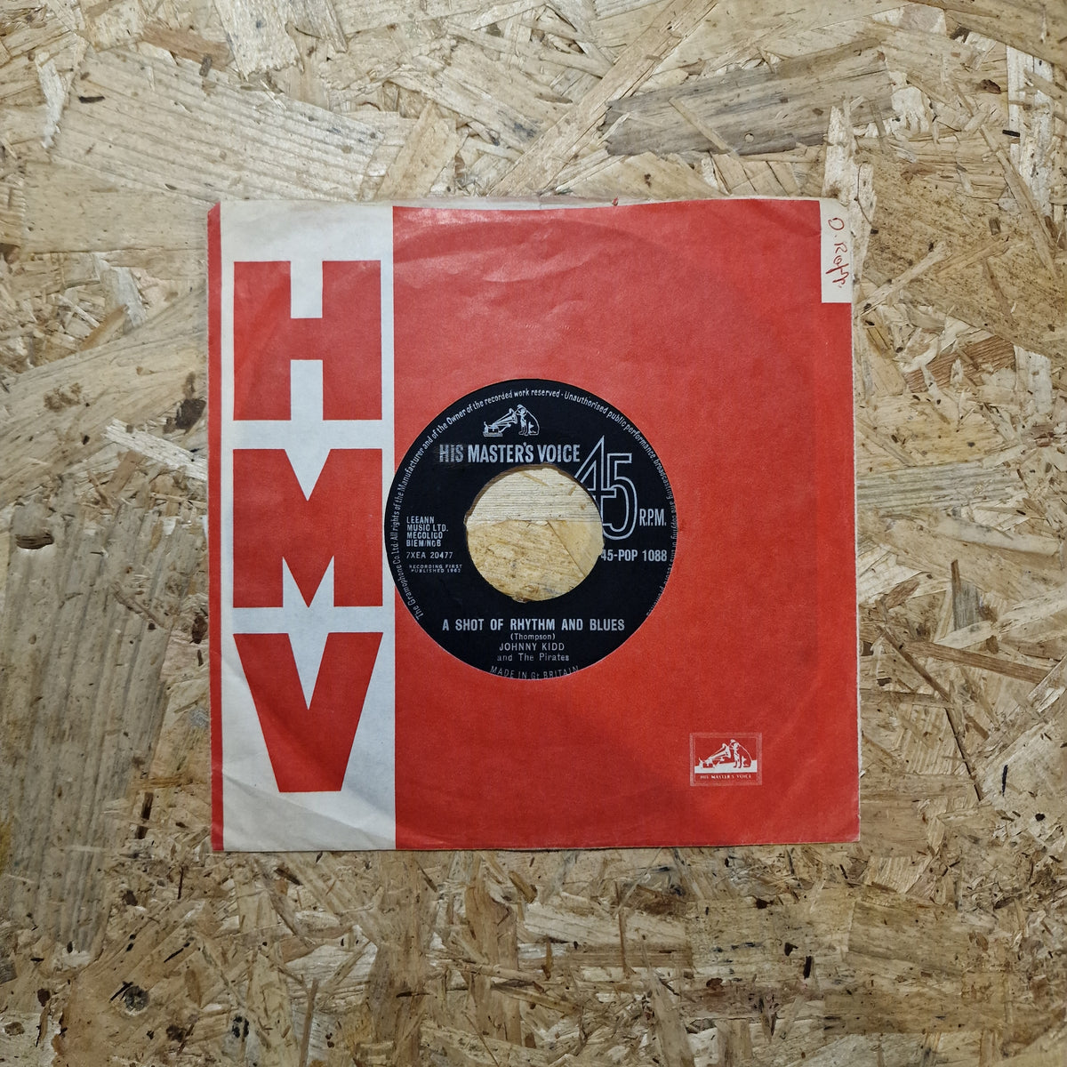 Johnny Kidd And The Pirates – A Shot Of Rhythm And Blues / I Can Tell
