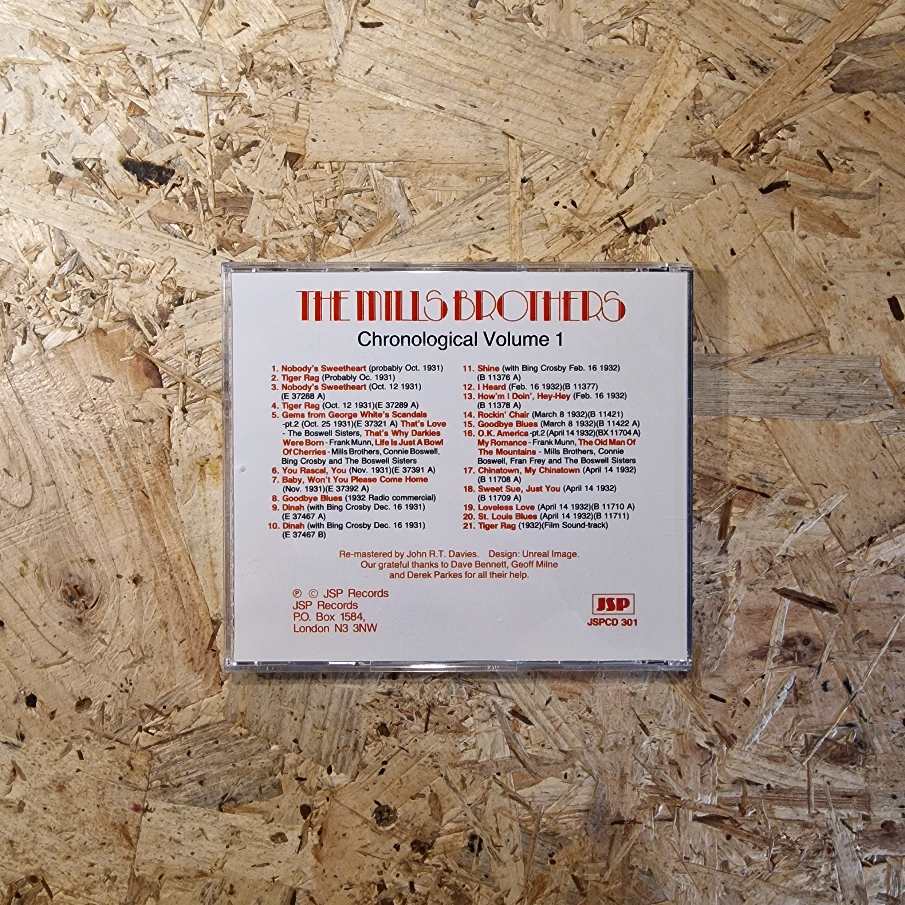 The Mills Brothers – The 1930's Recordings Remastered And In Chronological Order