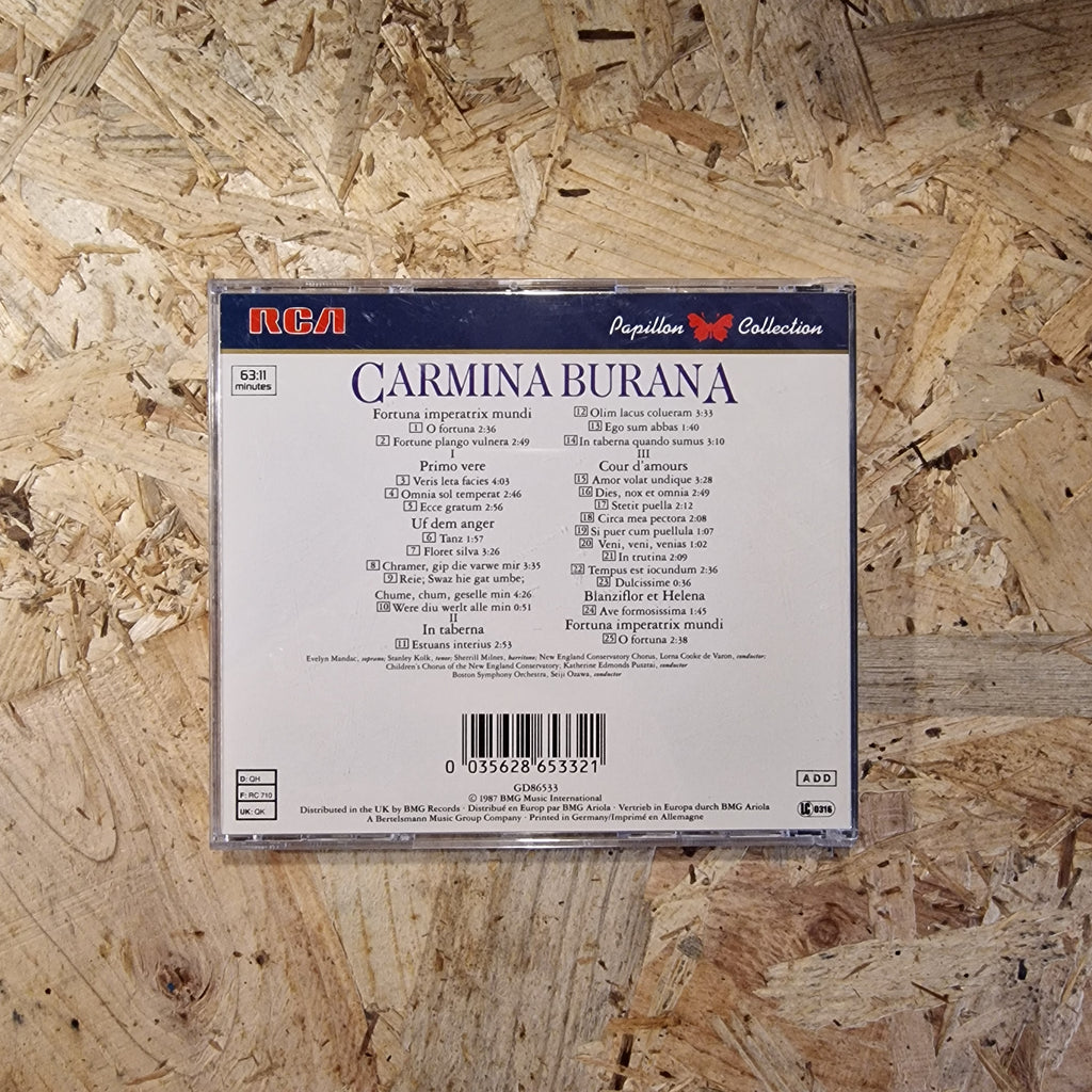 Orff, Boston Symphony Orchestra, Seiji Ozawa – Carmina Burana