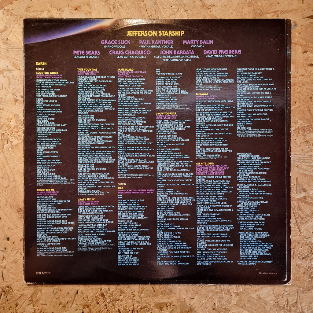 Jefferson Starship – Earth