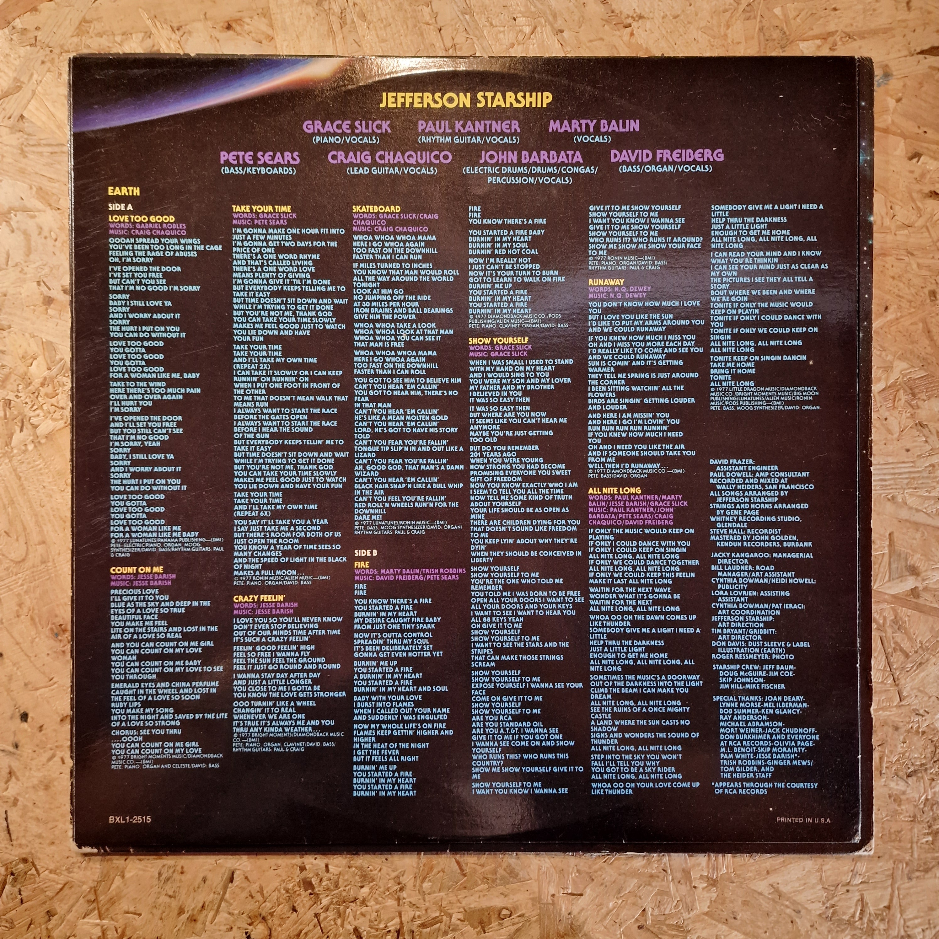 Jefferson Starship – Earth
