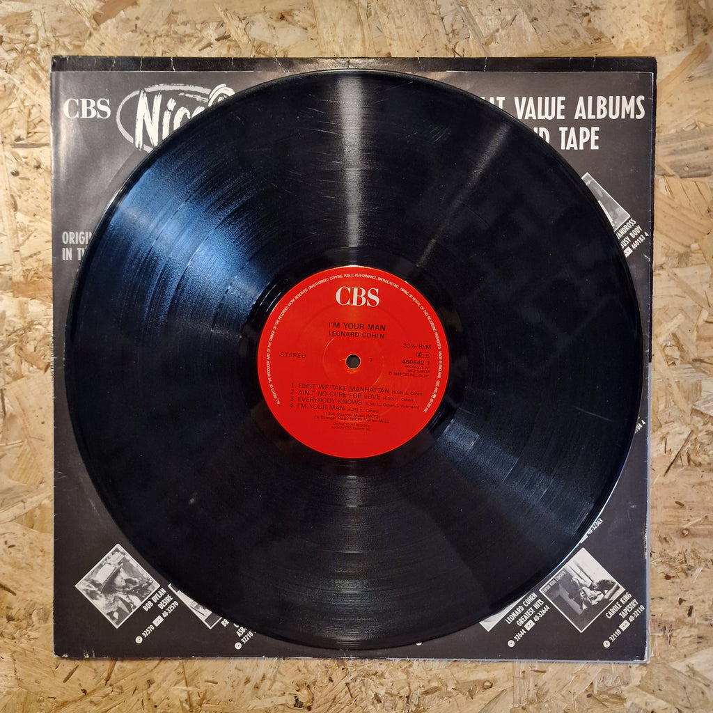 Leonard Cohen ‎– I'm Your Man 1988 UK Press