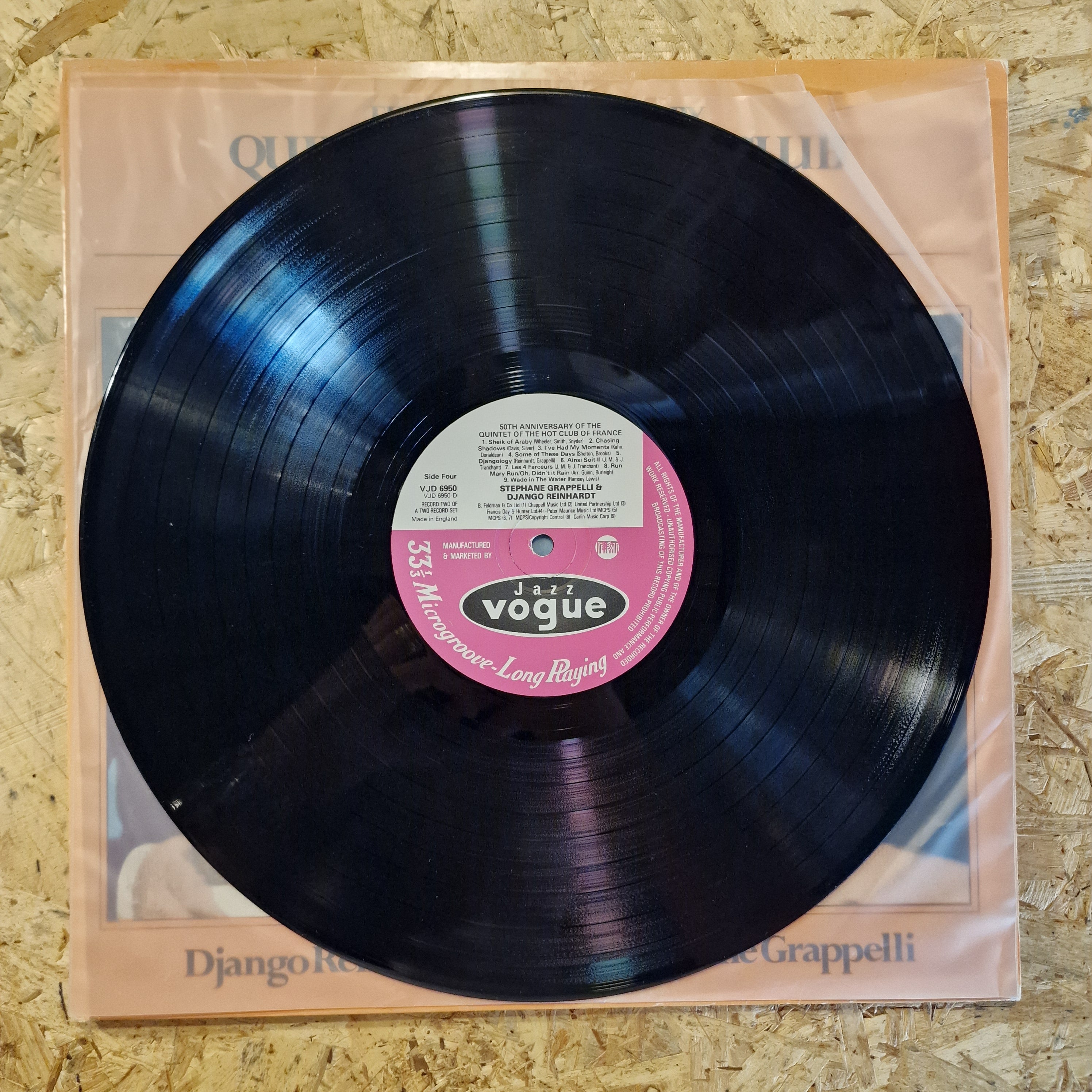 Quintet Of The Hot Club Of France, Django Reinhart, Stéphane Grappelli – Fiftieth Anniversary