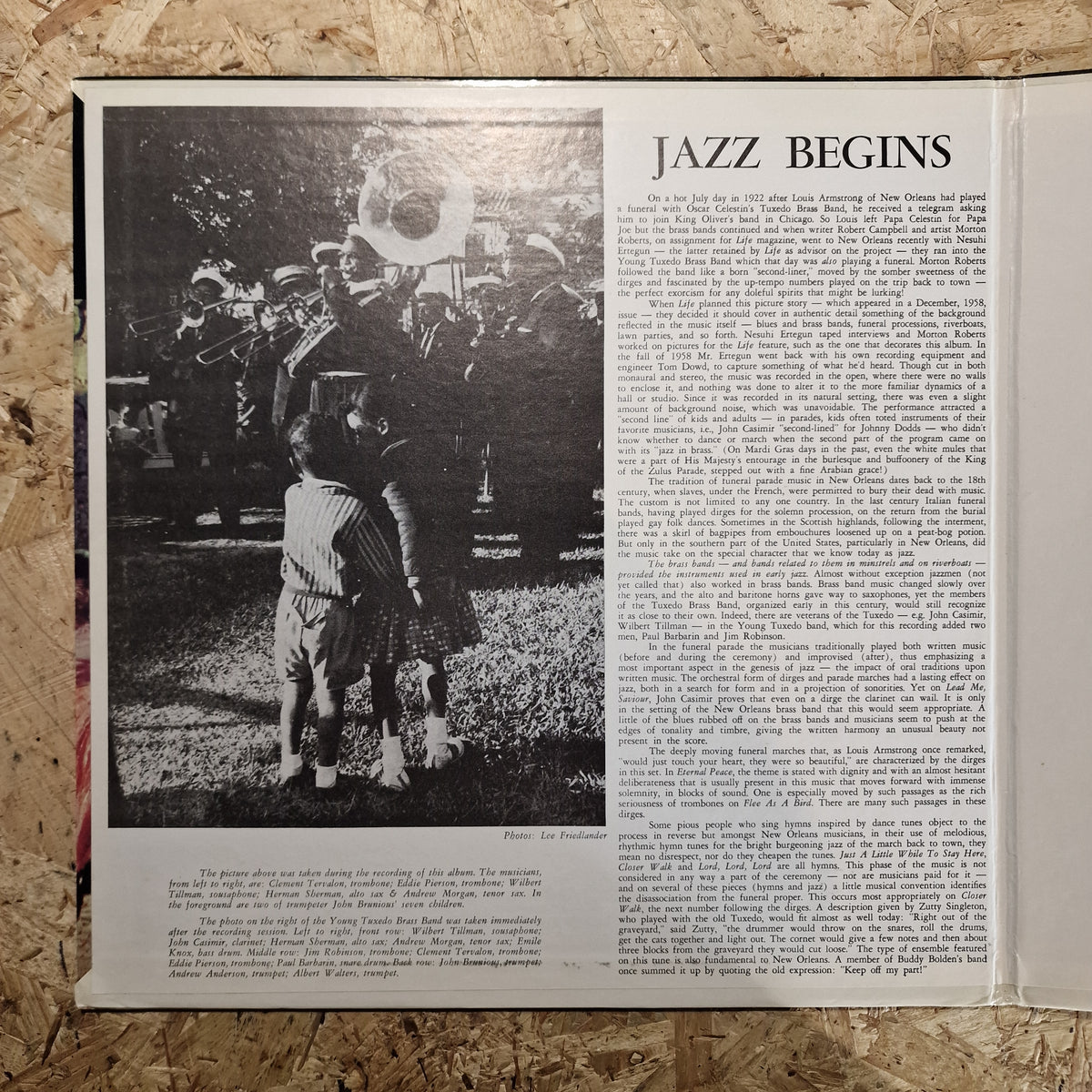 The Young Tuxedo Brass Band – Jazz Begins: Sounds Of New Orleans Streets: Funeral And Parade Music